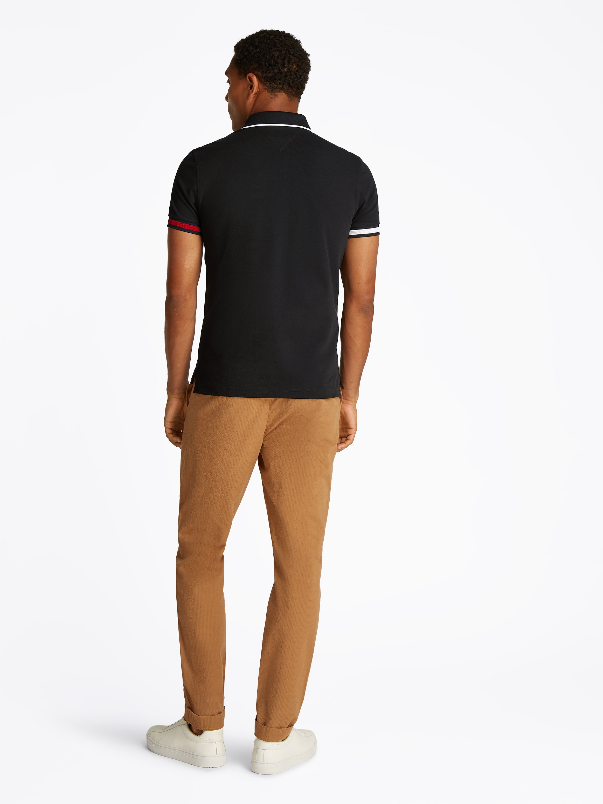 Tommy Hilfiger Poloshirt »FLAG CUFF SLIM FIT POLO«