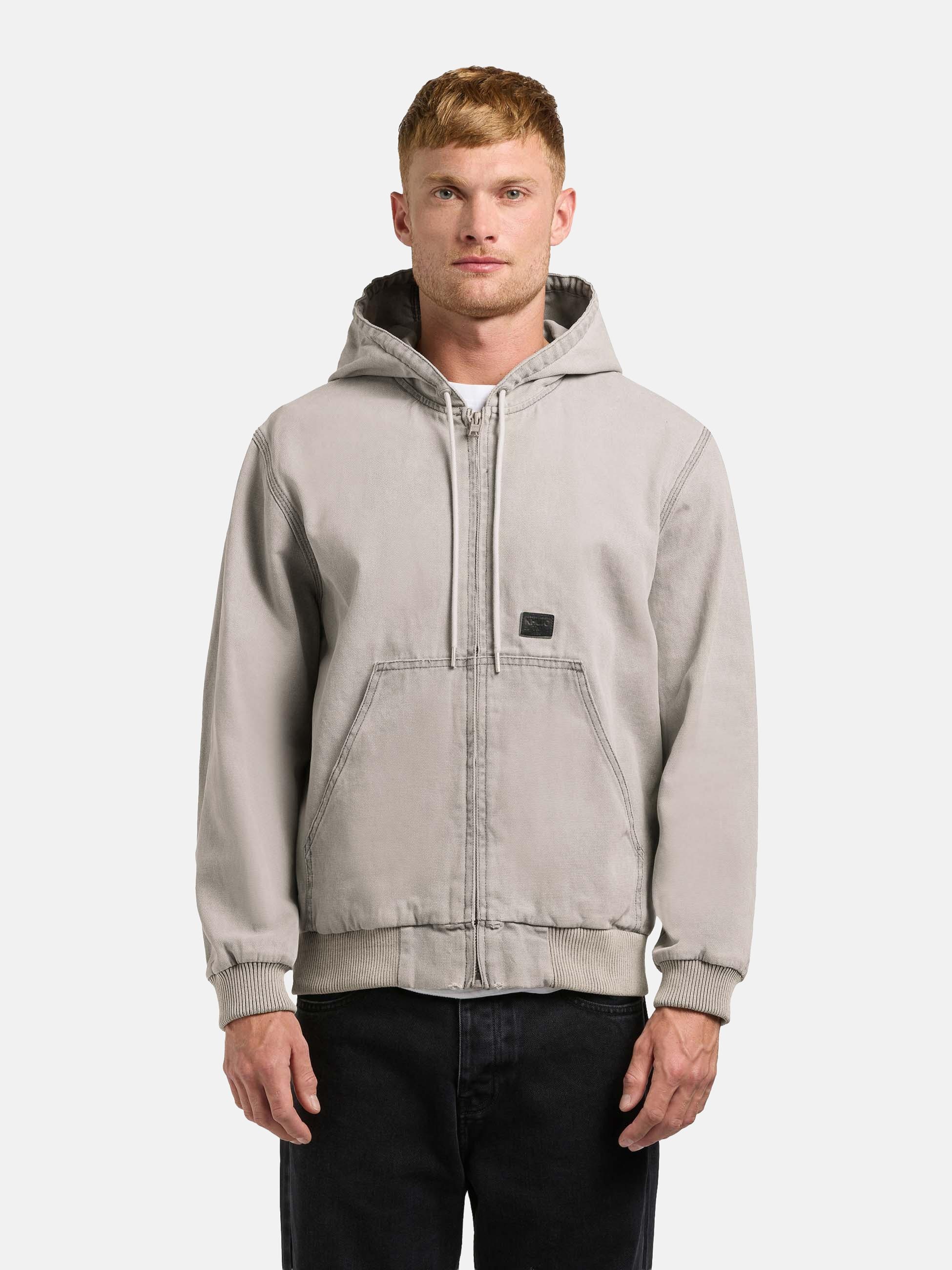 khujo Outdoorjacke »Outdoorjacke Rhiis« mit Kapuze Herren Übergangsjacke im Denim-Look