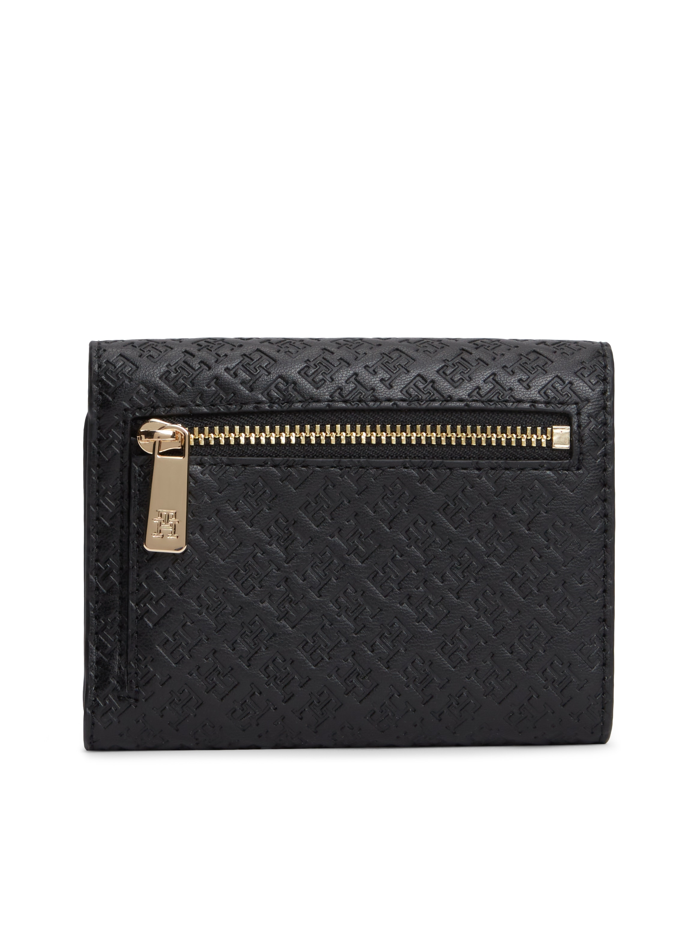 Tommy Hilfiger Geldbörse »TH ICON TRIFOLD MONO« Damen Geldbeutel, Portemonnaie mit TH-Schmucklogo