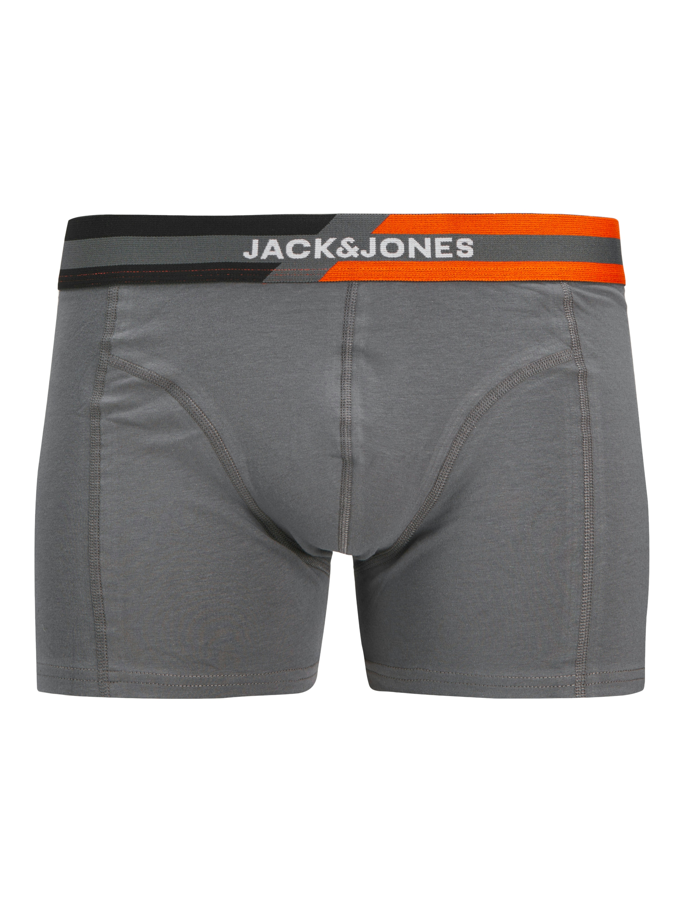 Jack & Jones Trunk »JACSTEVE SOLID TRUNKS 3 PACK SN«, (3 St.), mit Logo Schriftzug