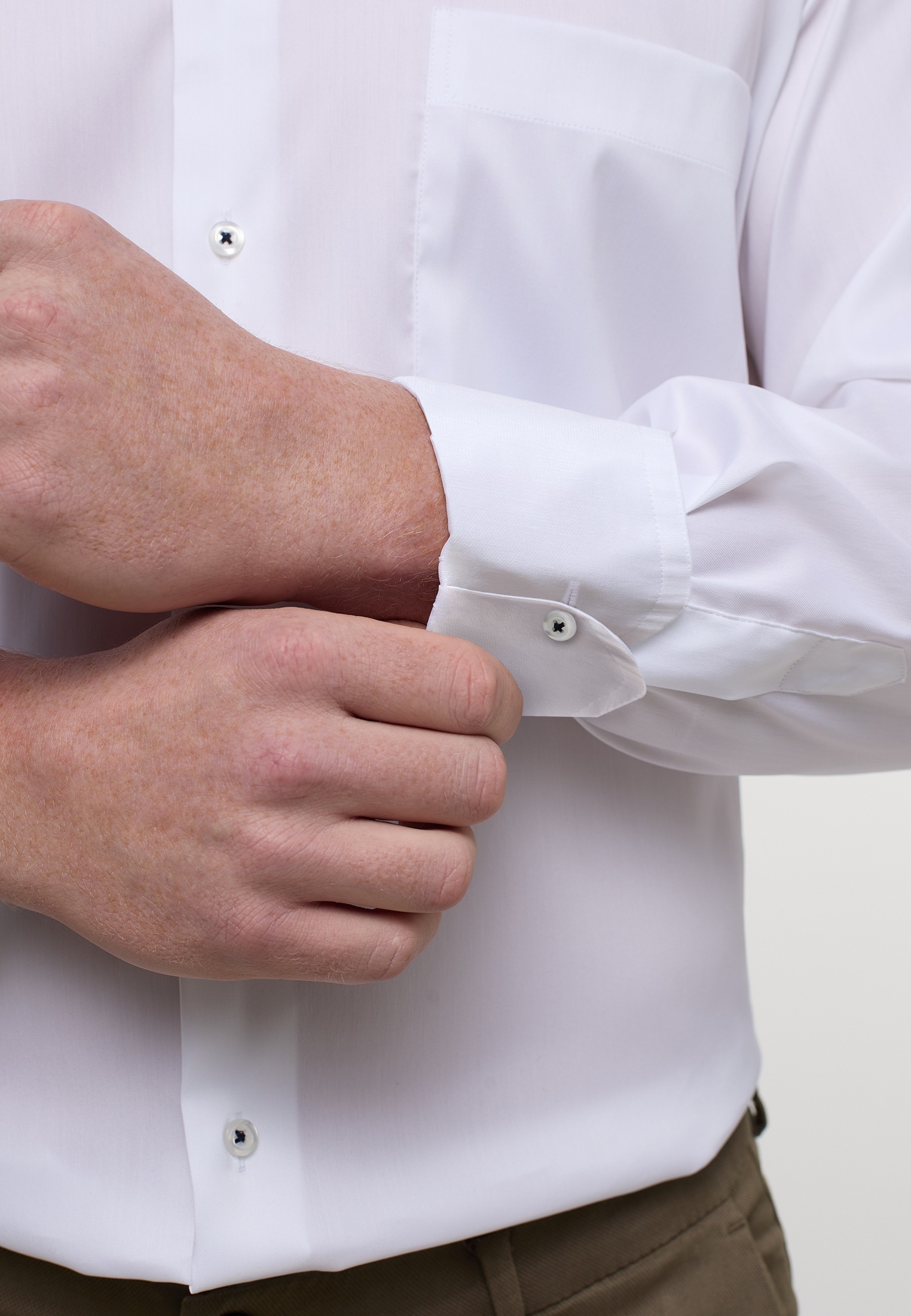 Eterna Langarmhemd »COMFORT FIT« EASY IRON (bügelleicht)