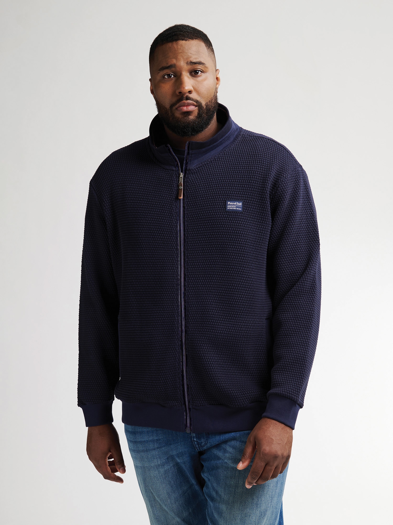 Petrol Industries Sweater , mit Logo Stickerei
