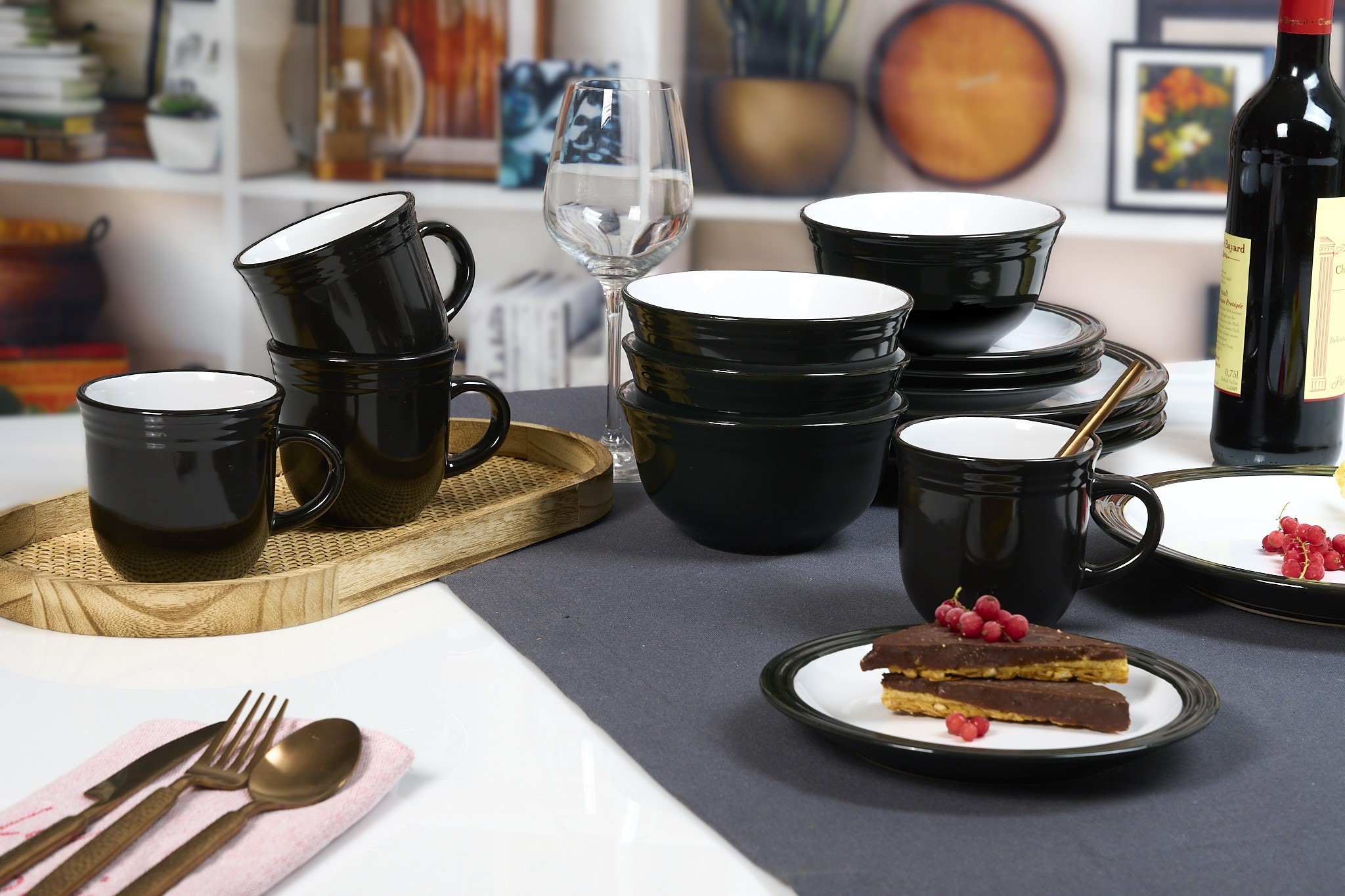 Retsch Arzberg Kombiservice »Geschirr-Set, Service CAMDEN« rustikaler Landhaus-Charm, 16 Teile, für 4 Personen