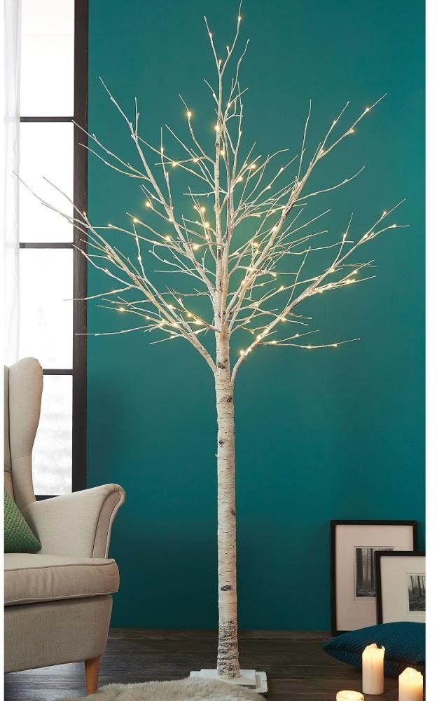 Schneider LED Baum »Crema«, 132 cm, 200 Höhe Weihnachtsdeko LED-Birke, flammig-flammig, OTTO bei