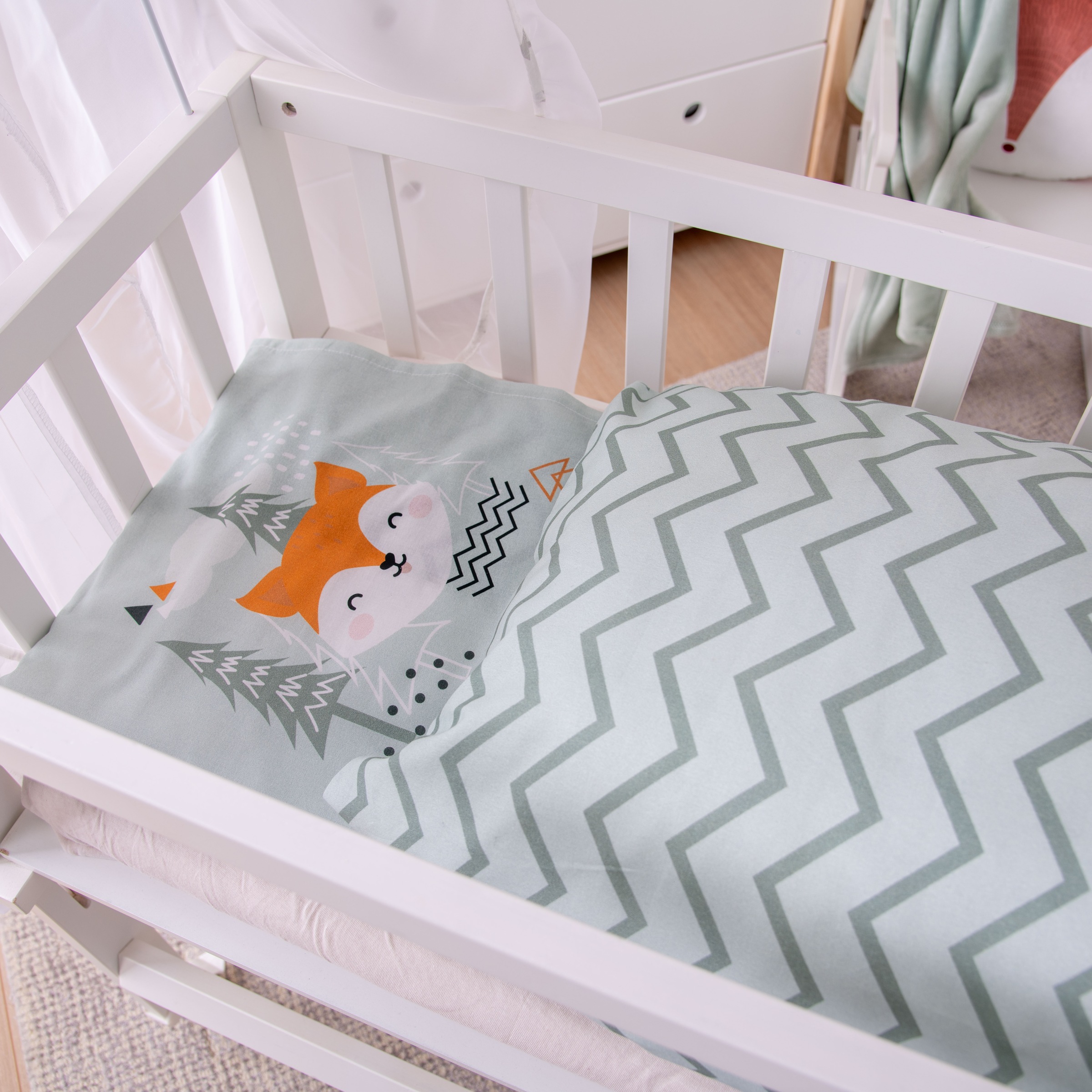 Baby Best Babybettwäsche »babybest Nordic Forest« 2 tlg. mit Wendefunktion