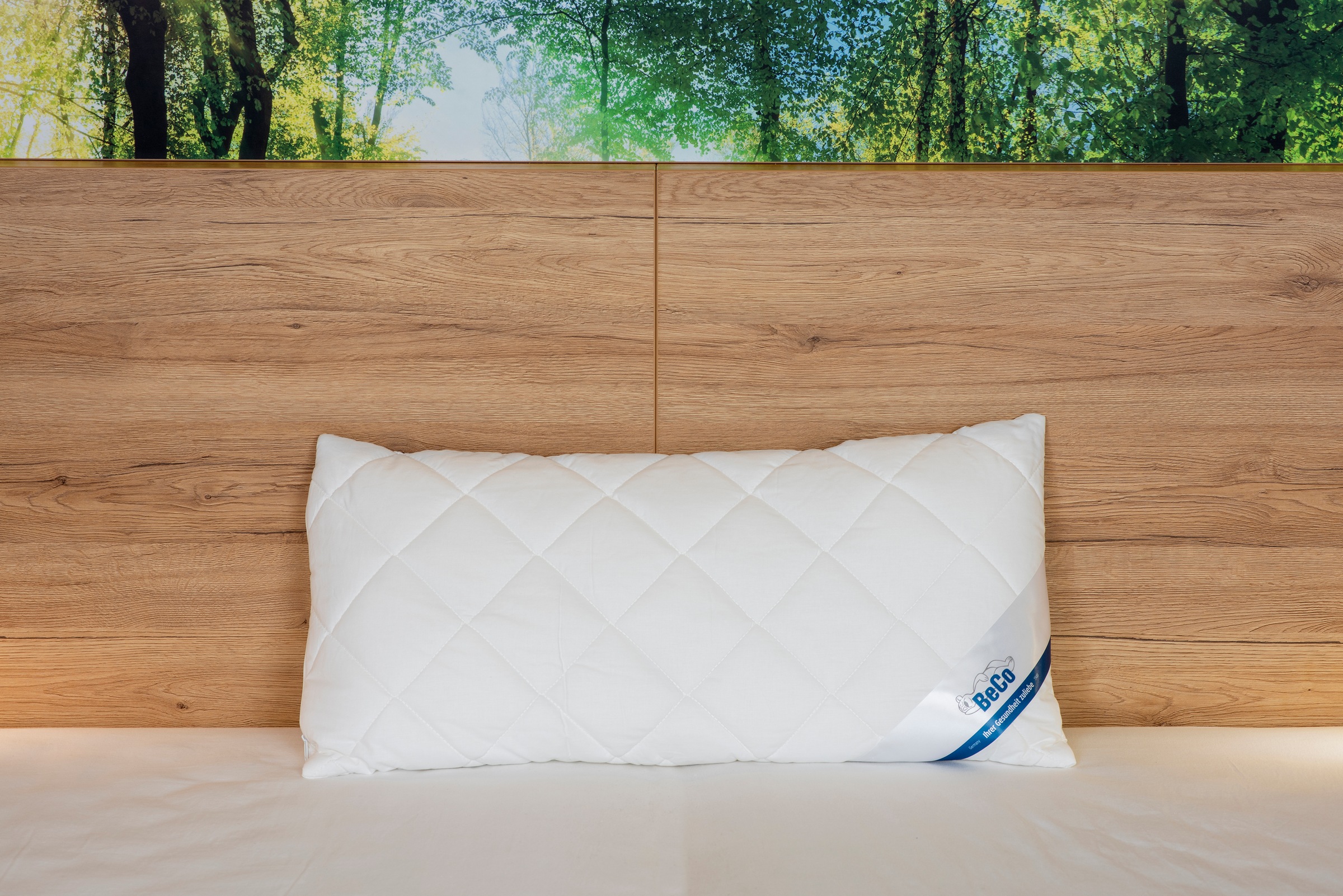 Beco Kunstfaserkopfkissen »BeCo Medibett BW70 Made in Green« Füllung: Klimafaser 1 Stk. tlg. in weiß, Größe B/H/L: 40 cm x 80 cm