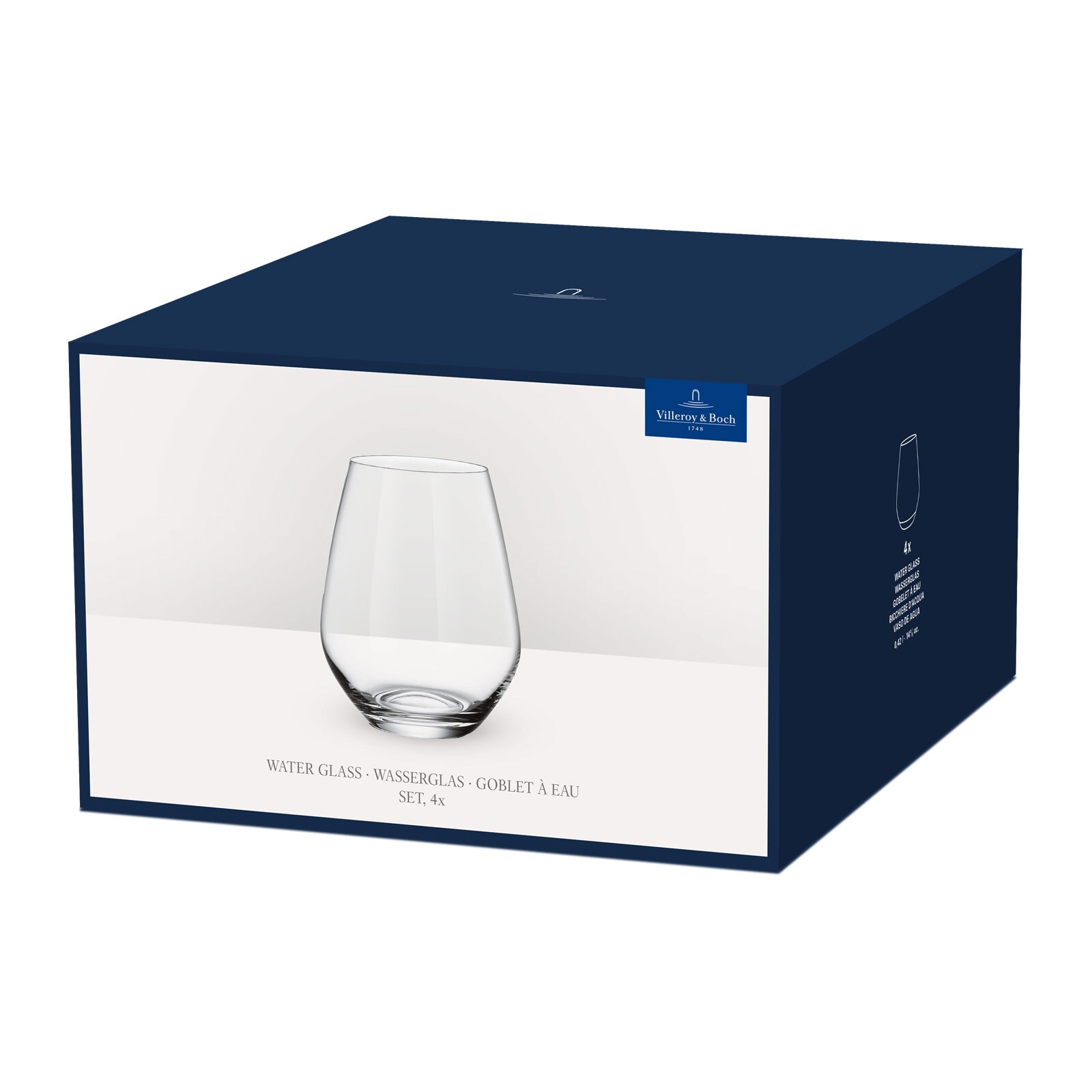 Villeroy & Boch Glas »Wassergläser Ovid 420 ml 16er Set transparent«