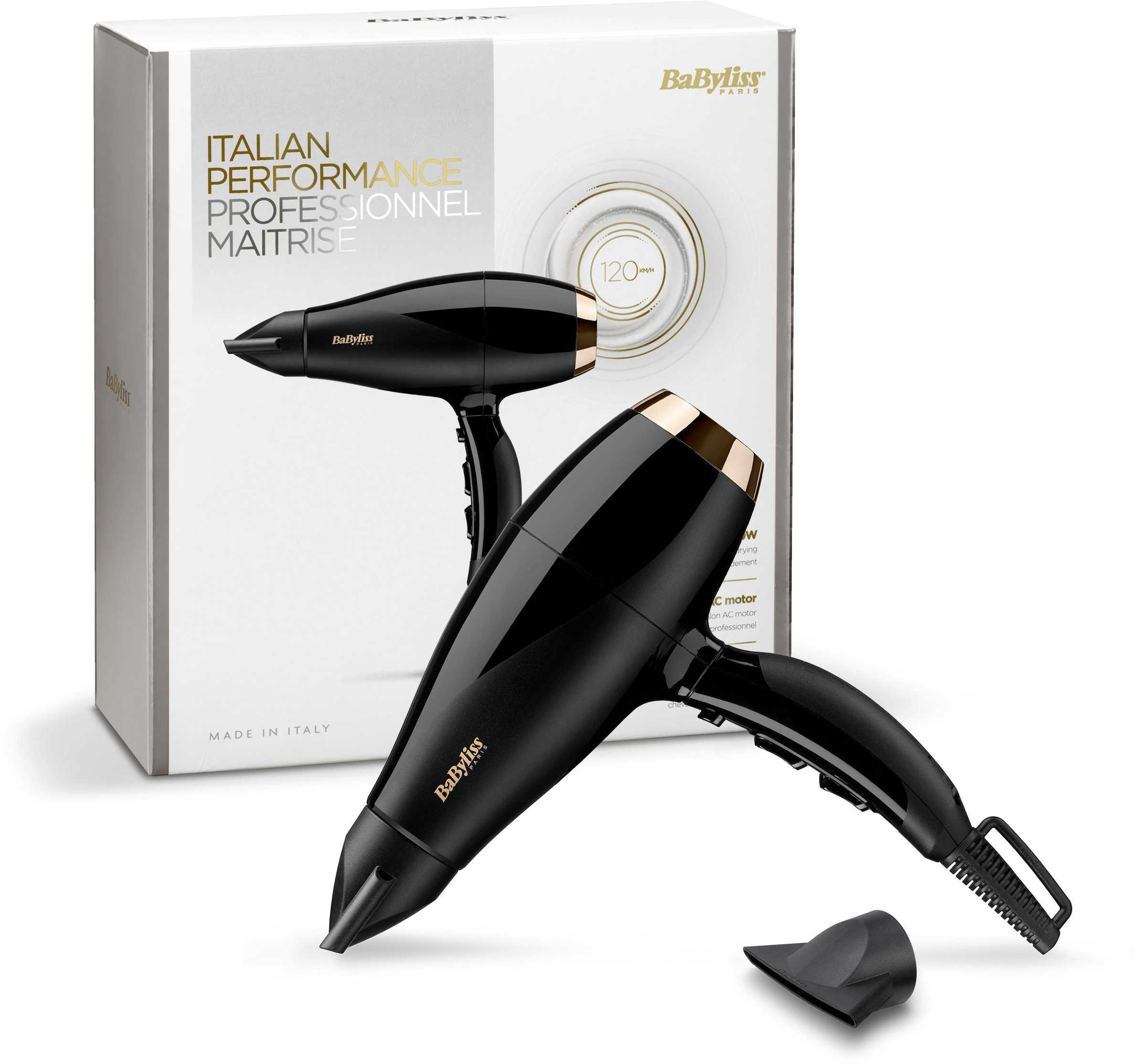 BaByliss Ionic-Haartrockner »6714E Super Pro«, 2300 W, 2 Aufsätze, AC  Haartrockner online bei OTTO