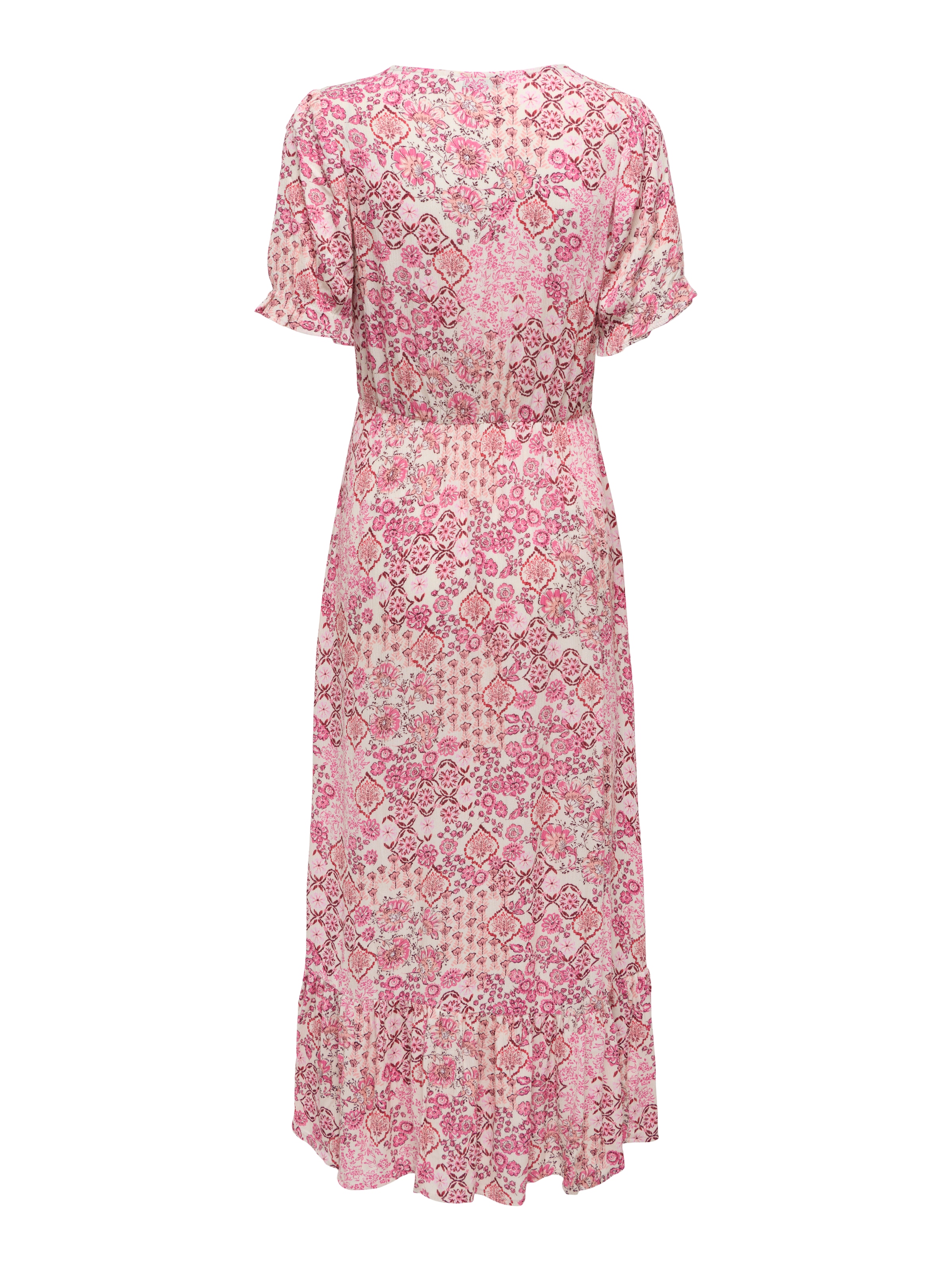 ONLY Maxikleid »ONLCHIANTI S/S LONG DRESS WVN NOOS« Viskose, regular fit
