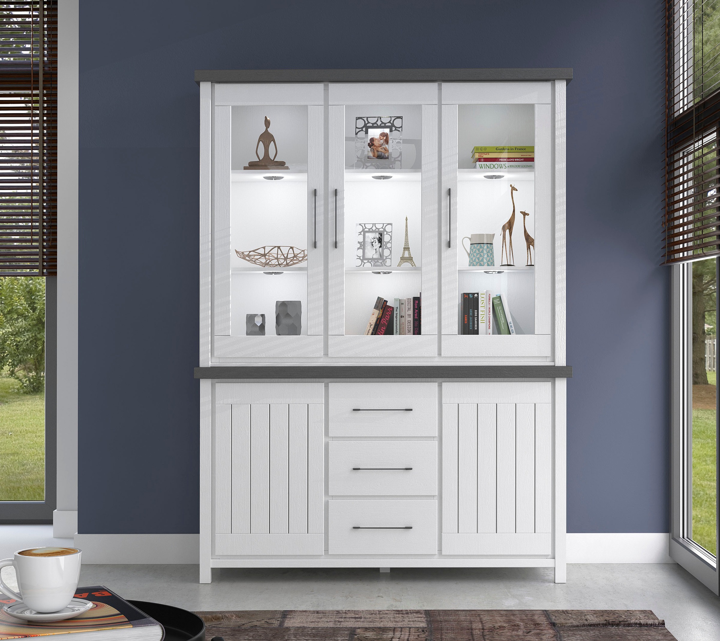 Premium collection by Home affaire Highboard »MIAMI«, Höhe 190 cm