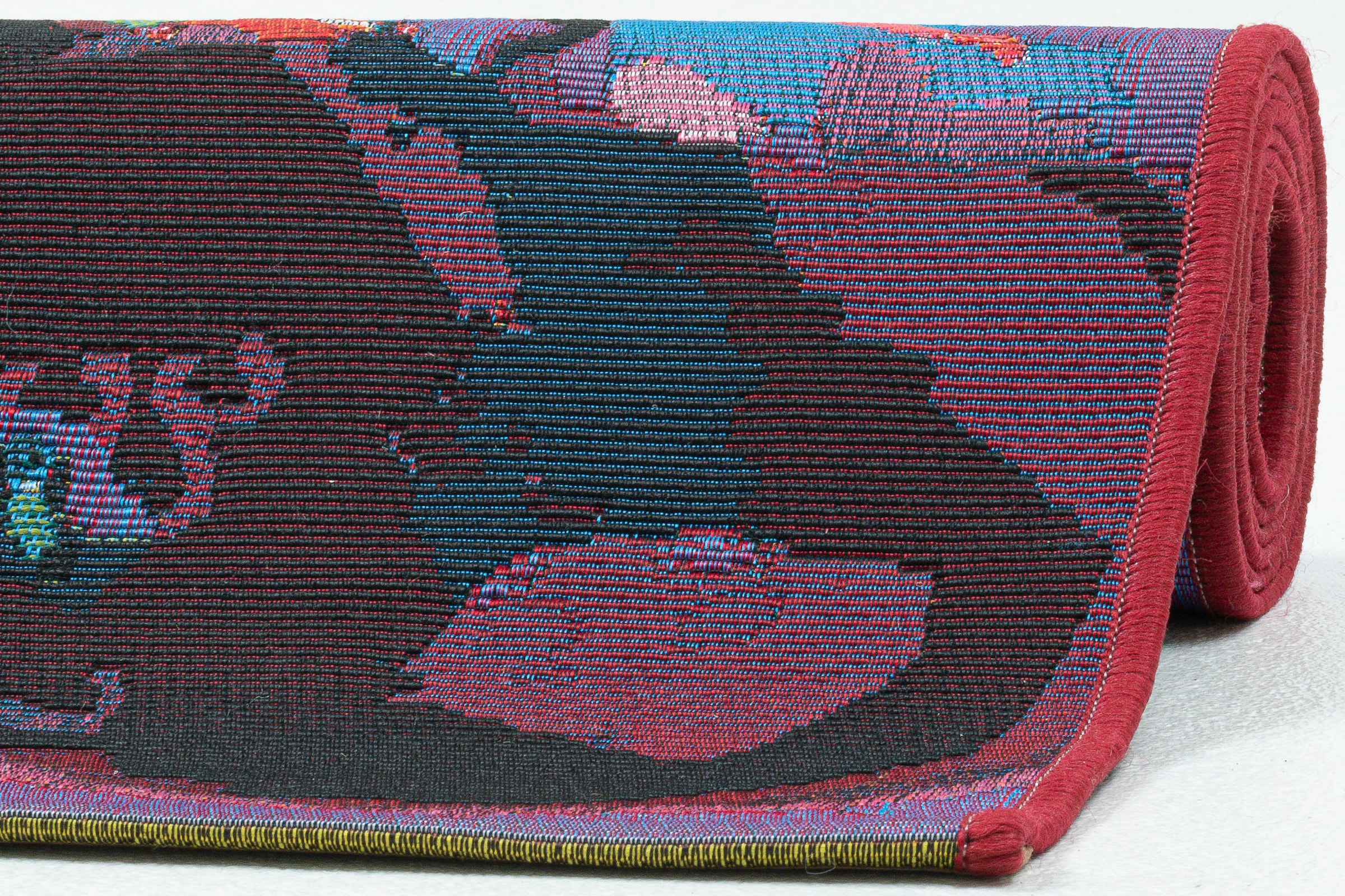 Sansibar Teppich »Rantum-Beach SA-026«, rechteckig, 5 mm Höhe, Flachgewebe, modernes Design, In- und Outdoor geeignet