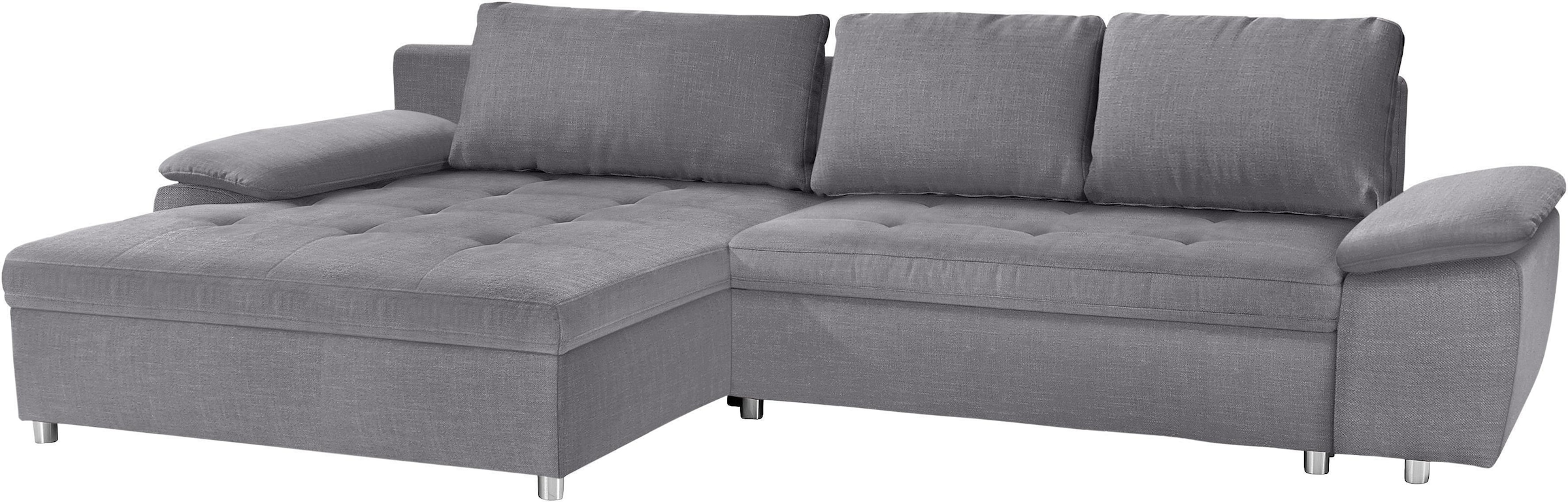 sit&more Ecksofa »Labene L-Form«, wahlweise mit Bettfunktion und Bettkasten, auch als XXL-Variante