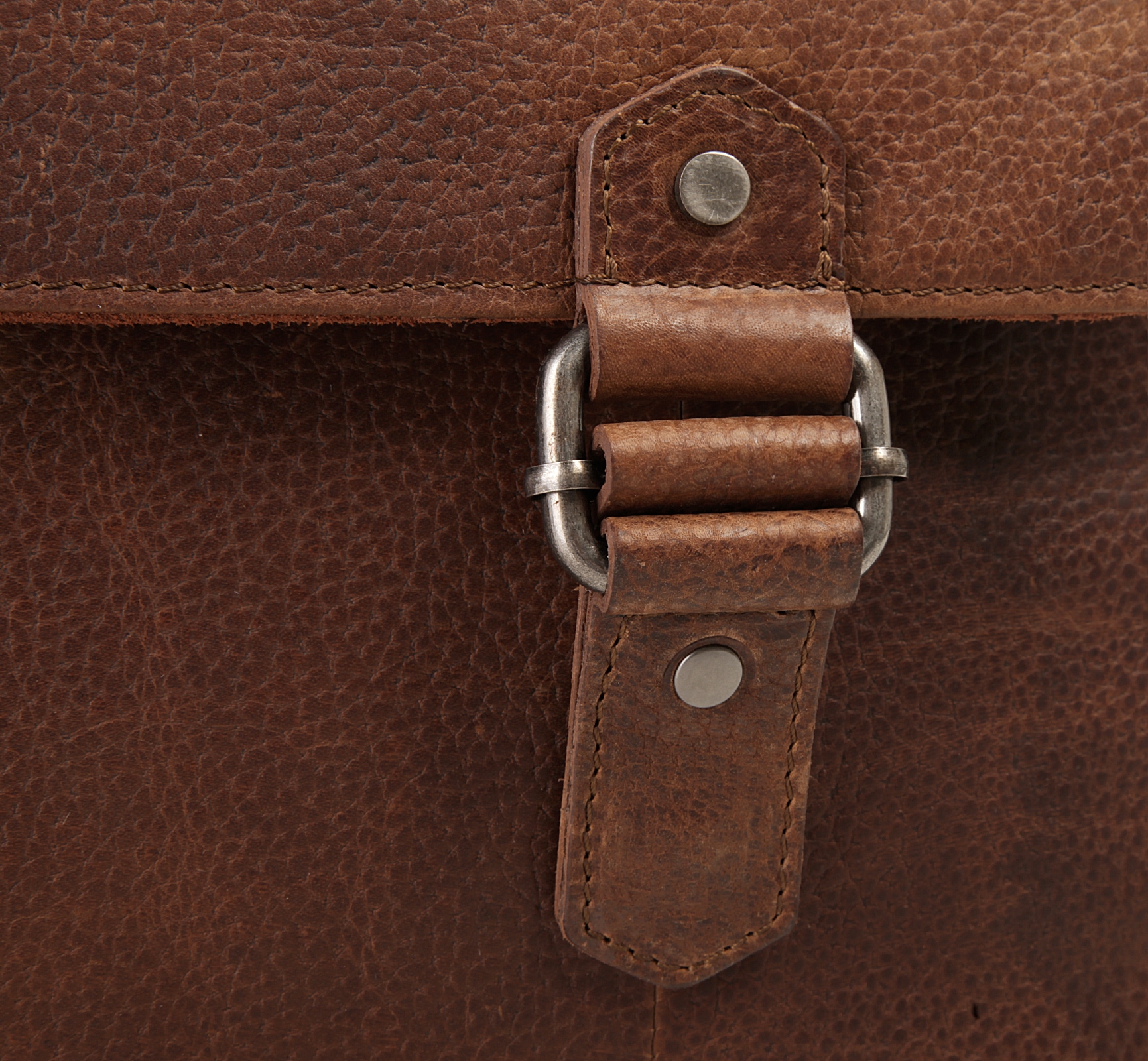 BODENSCHATZ Messenger Bag, echt Leder