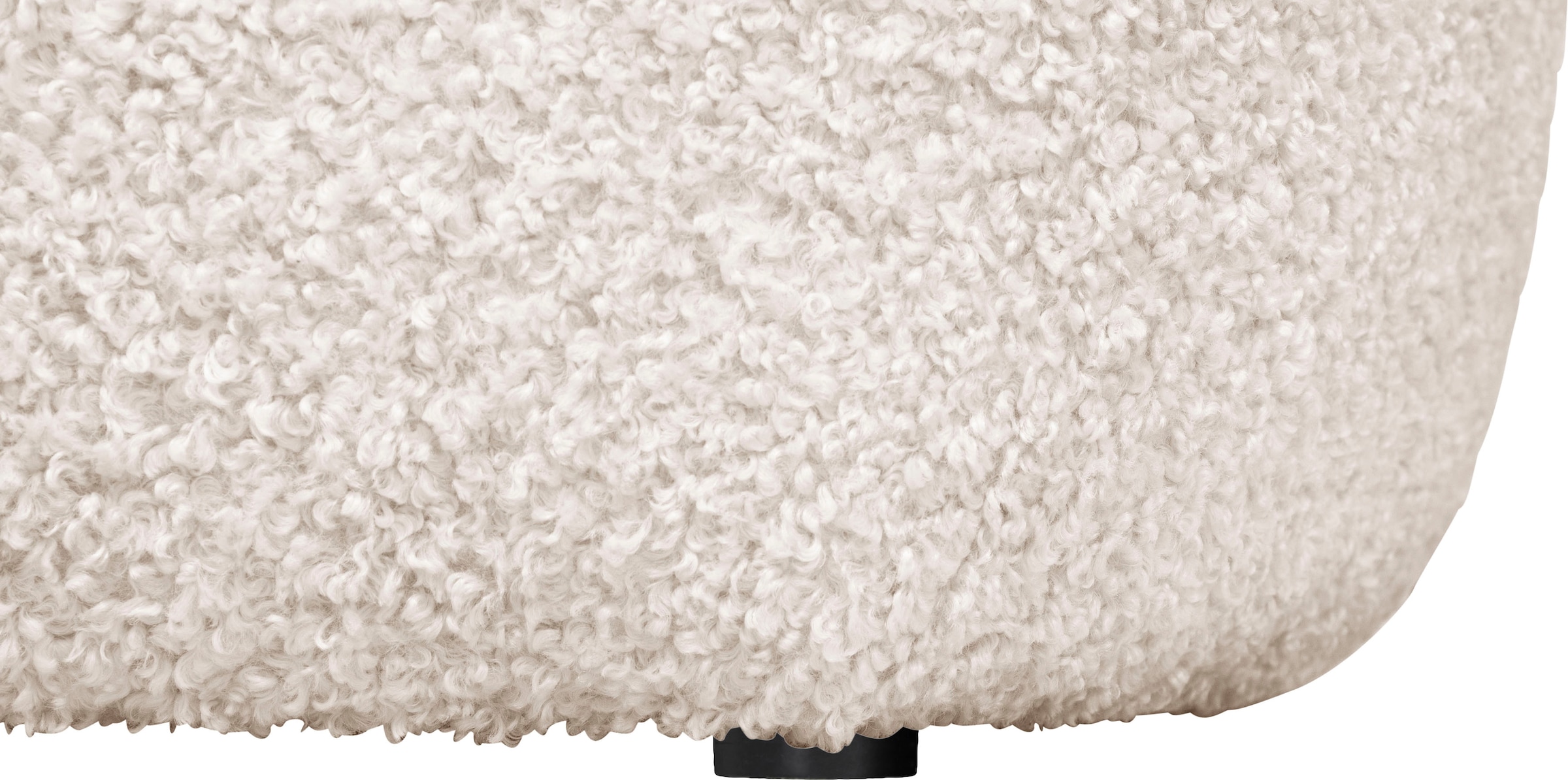 LeGer Home by Lena Gercke Big-Sofa »YANI Designersofa, organische Form, Maße B/T/H: 240/64/81 cm«, mit Wellenunterfederung, auch in Bouclé, passend zur Serie