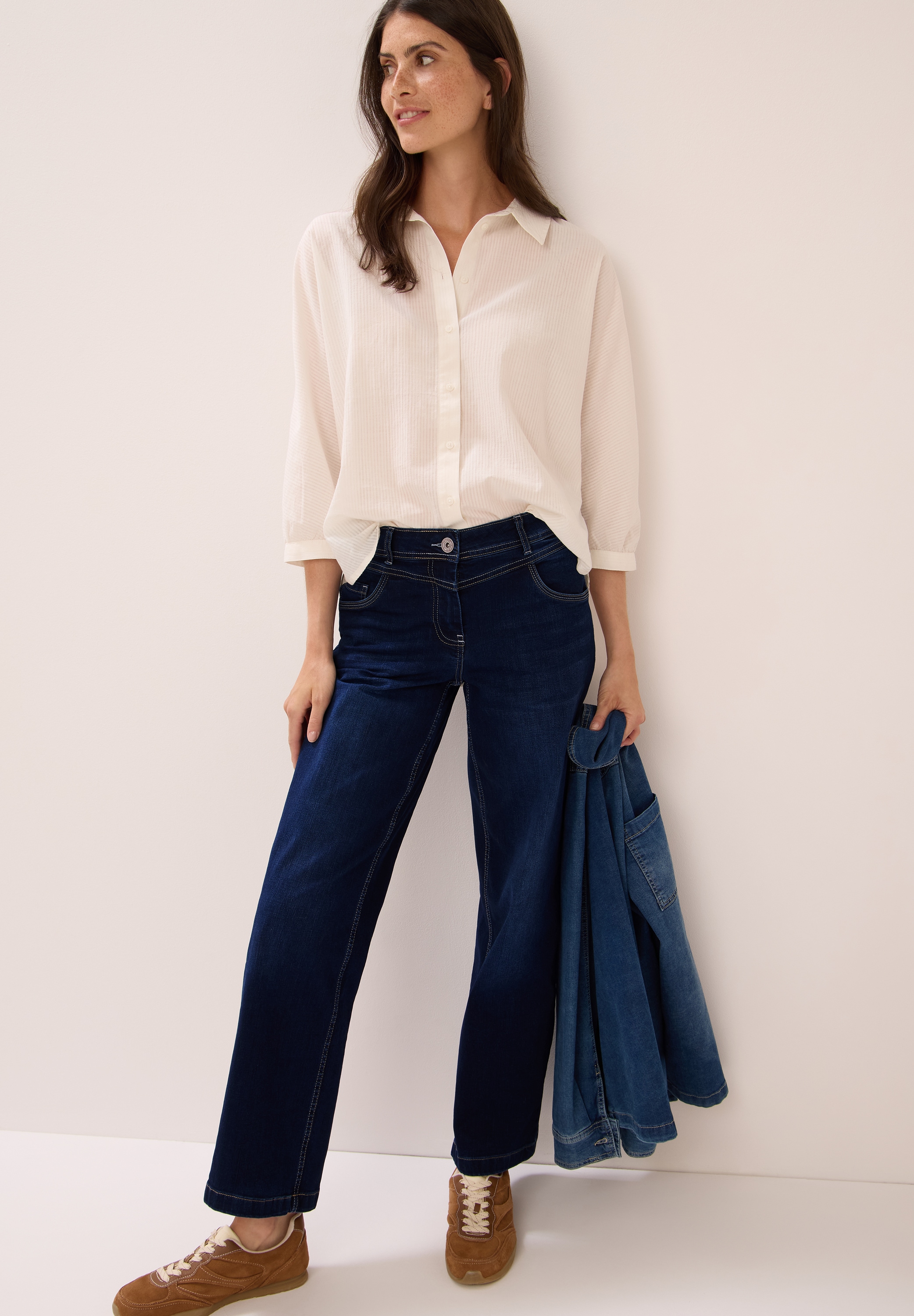 Cecil 7/8-Jeans »Style CE_Neele«, Loose Fit mit modischen Wide Legs
