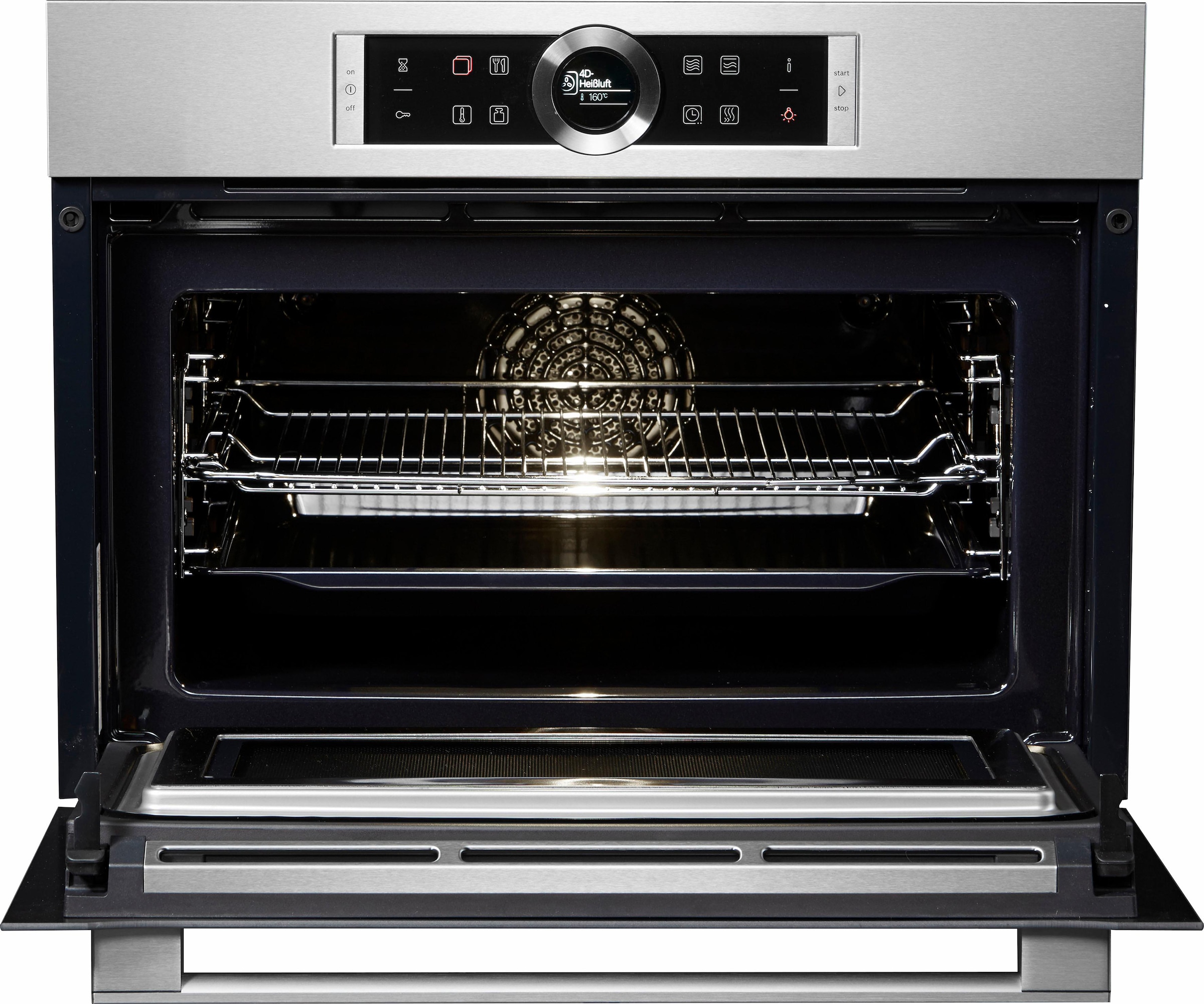 BOSCH Backofen mit Mikrowelle  »CMG633BS1«, mit Automatikprogrammen
