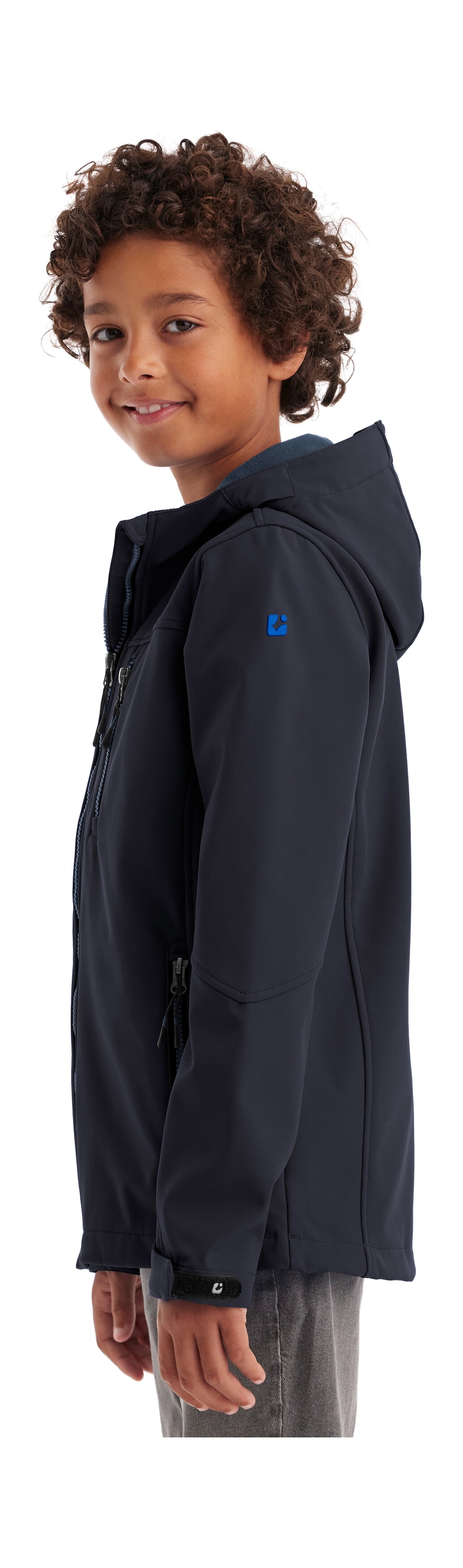 Killtec Softshelljacke »Jungen Softshelljacke« Wasserabweisende Softshelljacke mit Fleece und verstellbaren Details