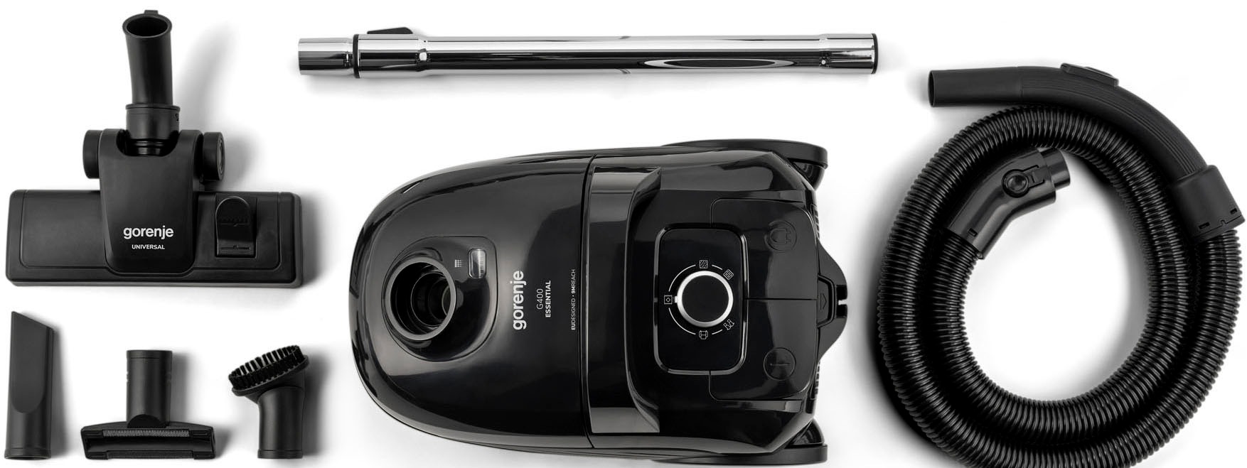 GORENJE Bodenstaubsauger »G400 Essential VCE21G4EBK«, 750 W, mit Beutel