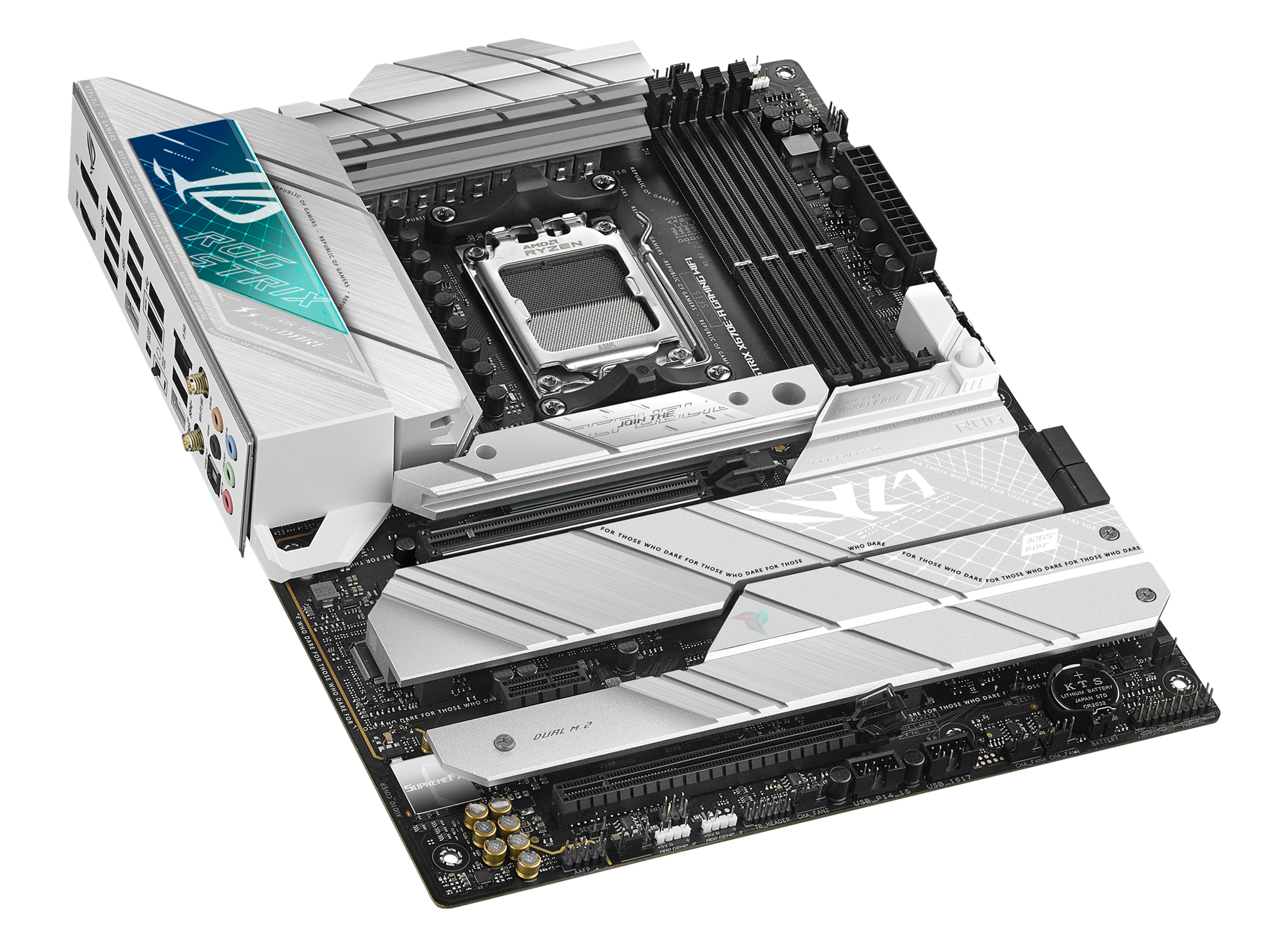 Asus Mainboard »ROG STRIX X670E-A GAMING WIFI«, Ryzen 7000, ATX, DDR5 Speicher, 4x M.2, USB 3.2