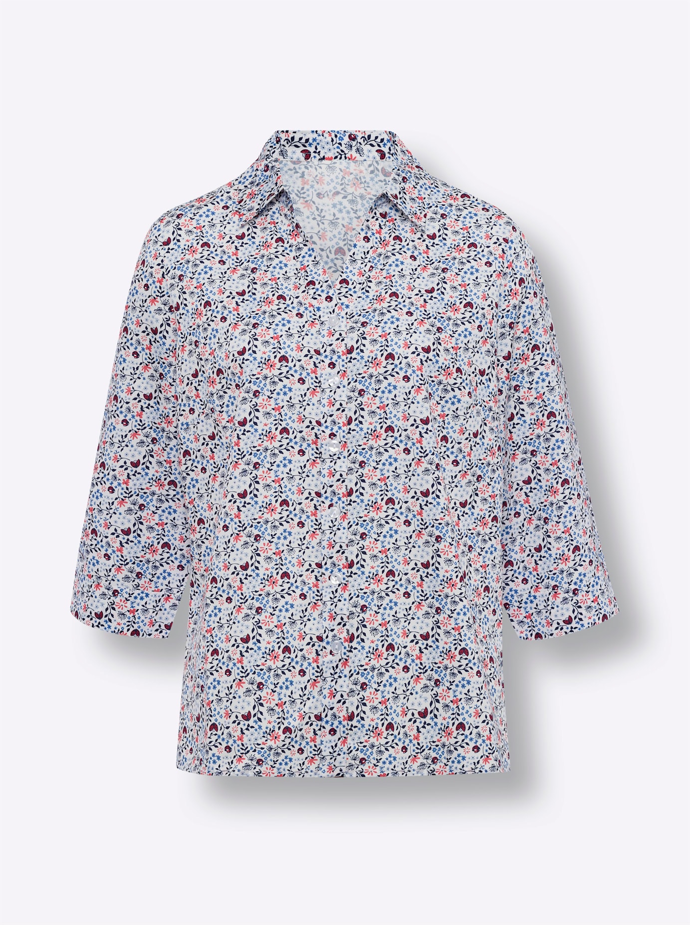 Classic Basics Druckbluse