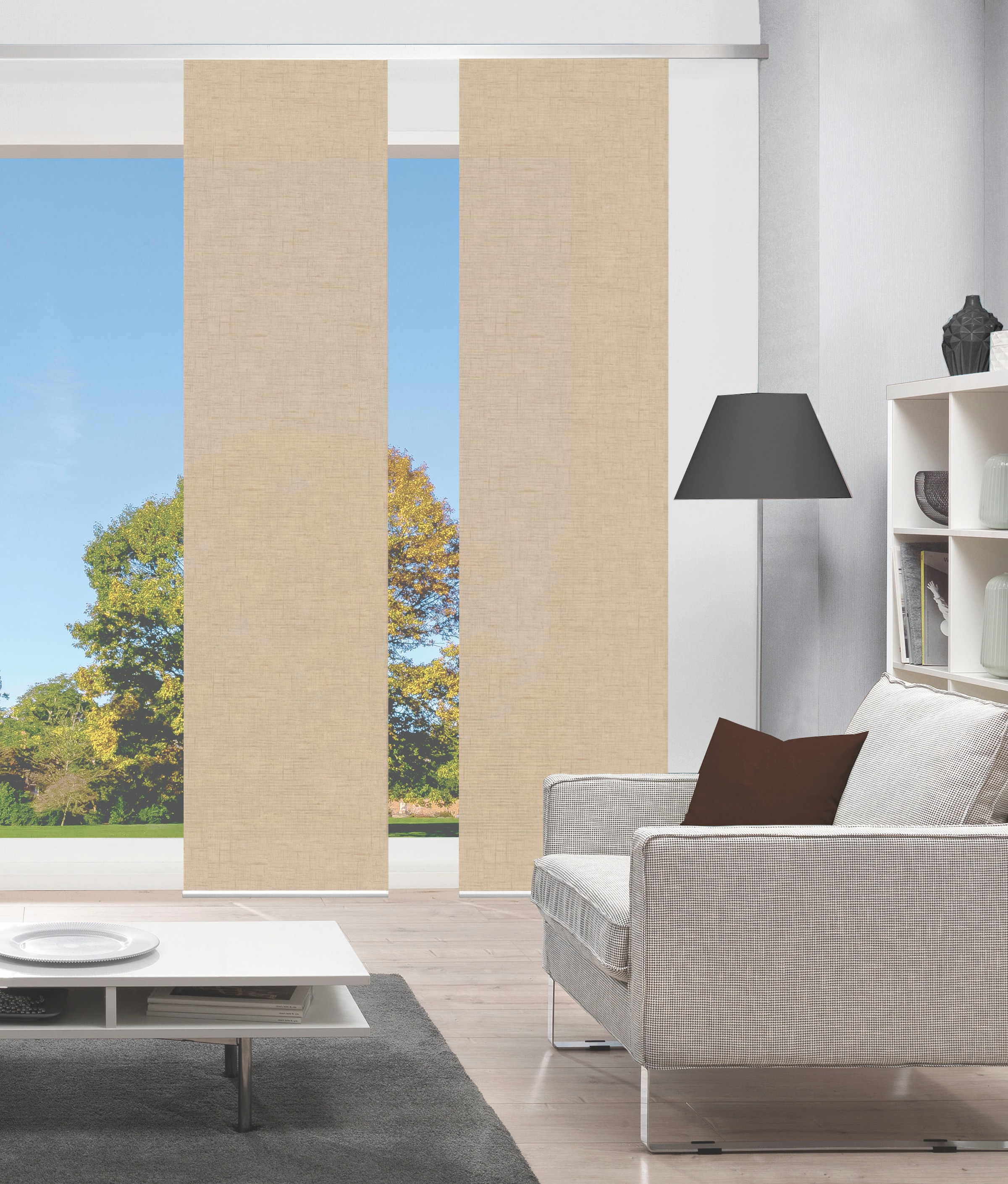 Vision S Schiebegardine »PIVE 2er SET« Paneelwagen 2 Stk. tlg. Schiebevorhang Digidruck 2er Set PIVE