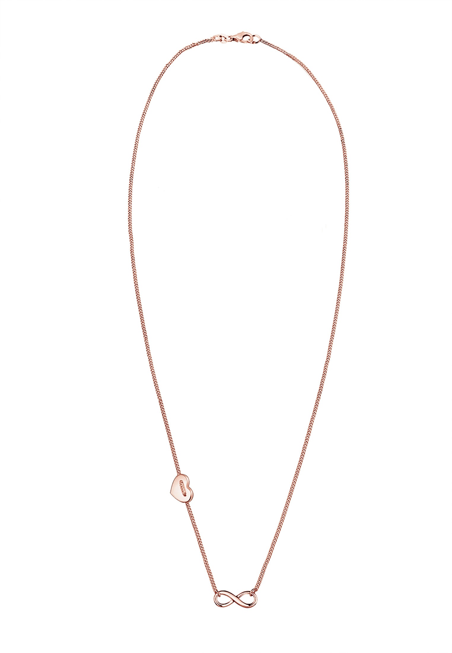 Elli Kette mit Anhänger »Halskette Infinity Herz 925 Sterling Silber«