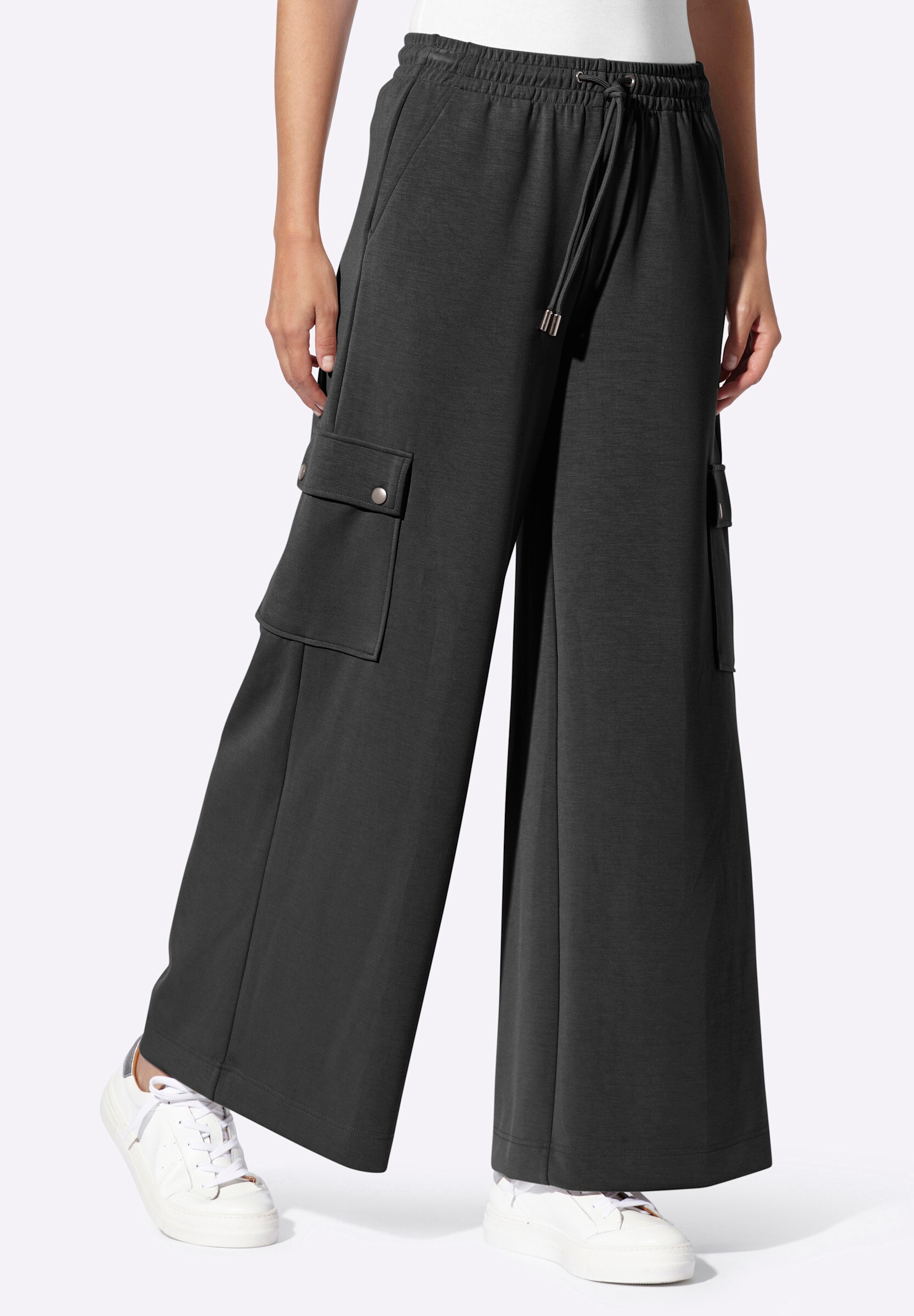 heine Schlupfhose »Jersey-Hose Jerseyhose mit Cargo-Taschen«