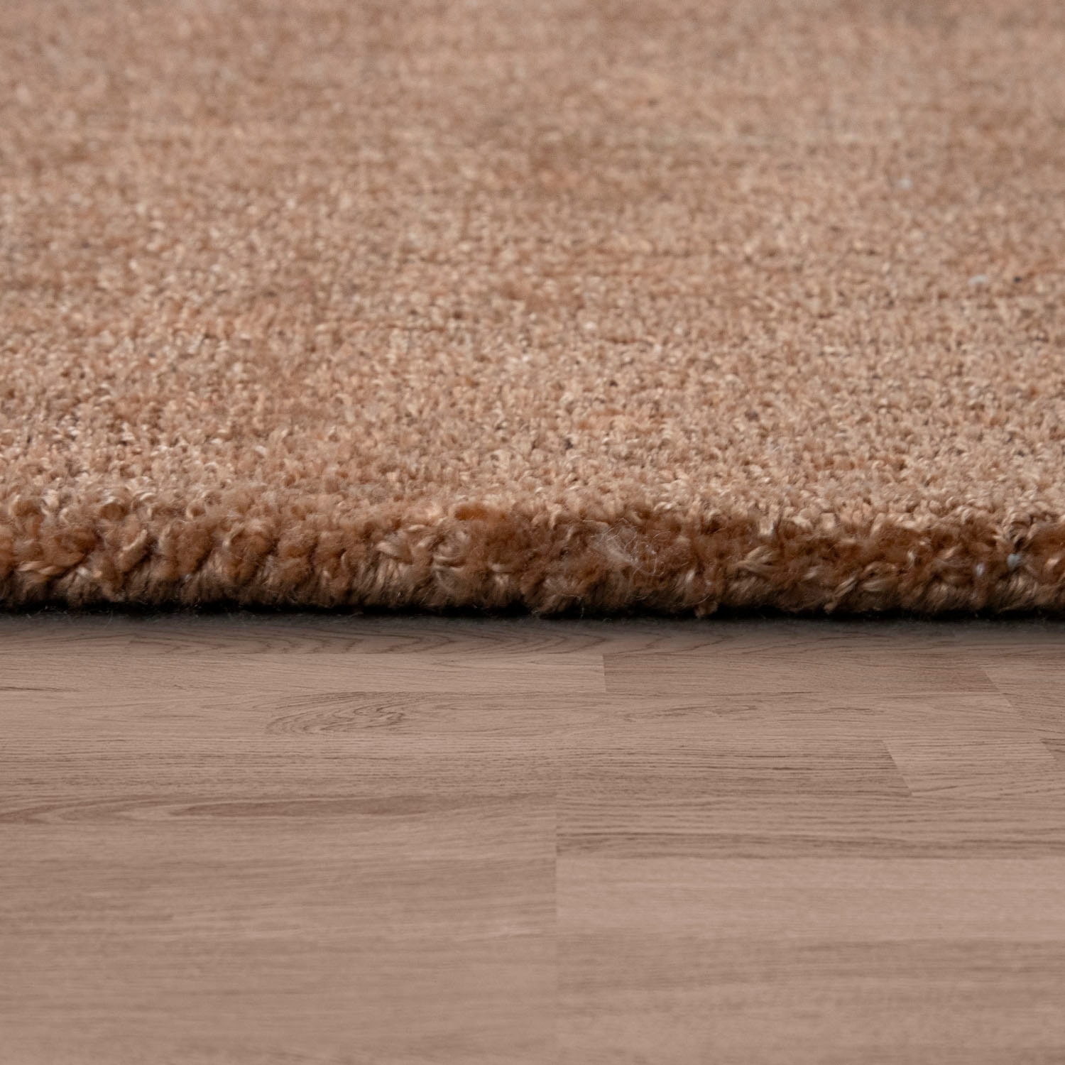 Paco Home Läufer »Randers 578«, rechteckig, 14 mm Höhe, Kurzflor, Handweb Teppich, Uni Farben, handgewebt