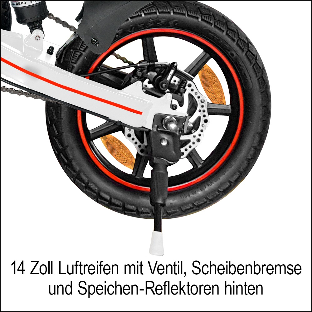 Didi THURAU Edition E-Bike »Mini E-Faltrad Didi City«, Heckmotor 250 W