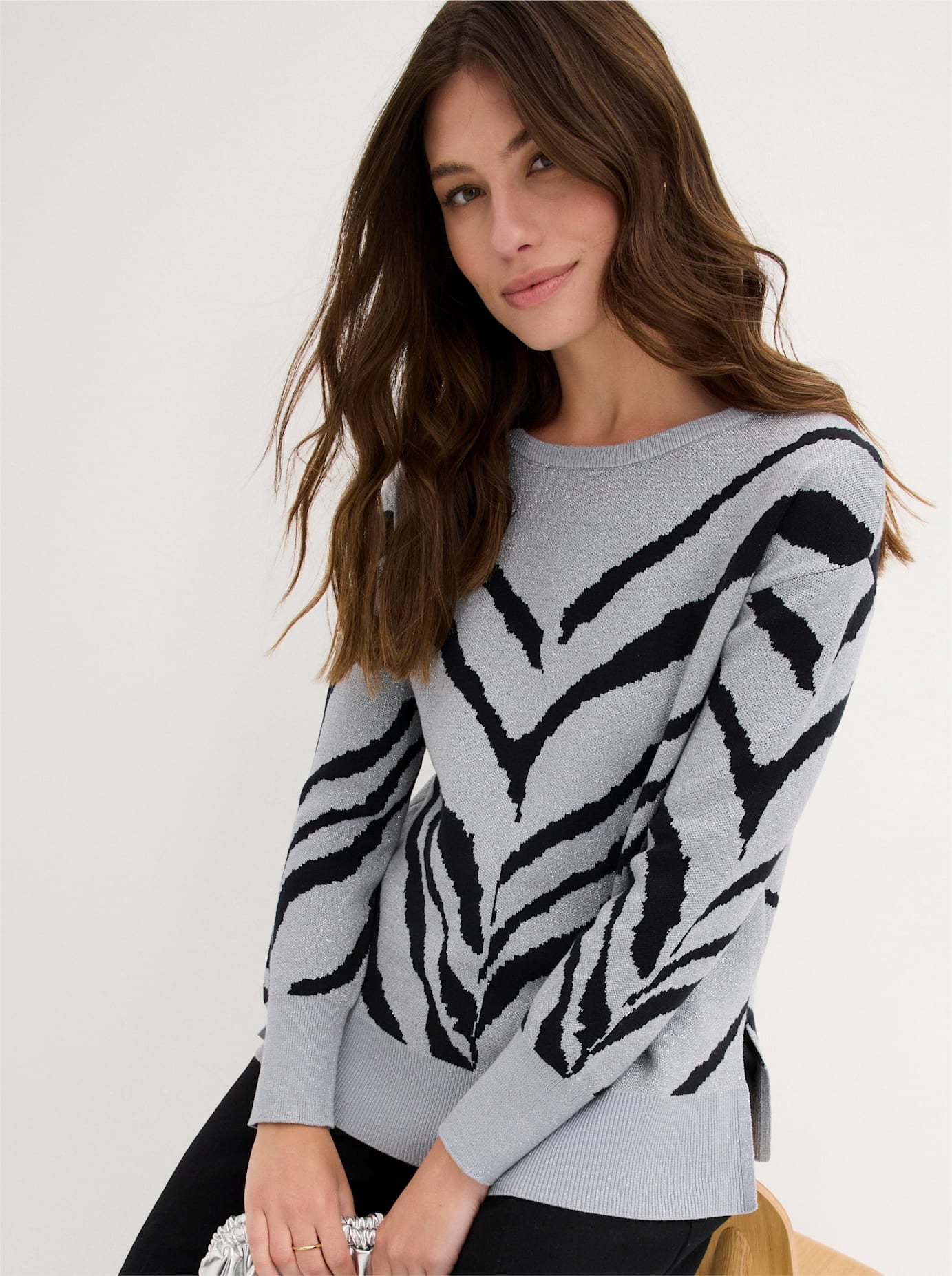 Inspirationen Rundhalspullover »Pullover«