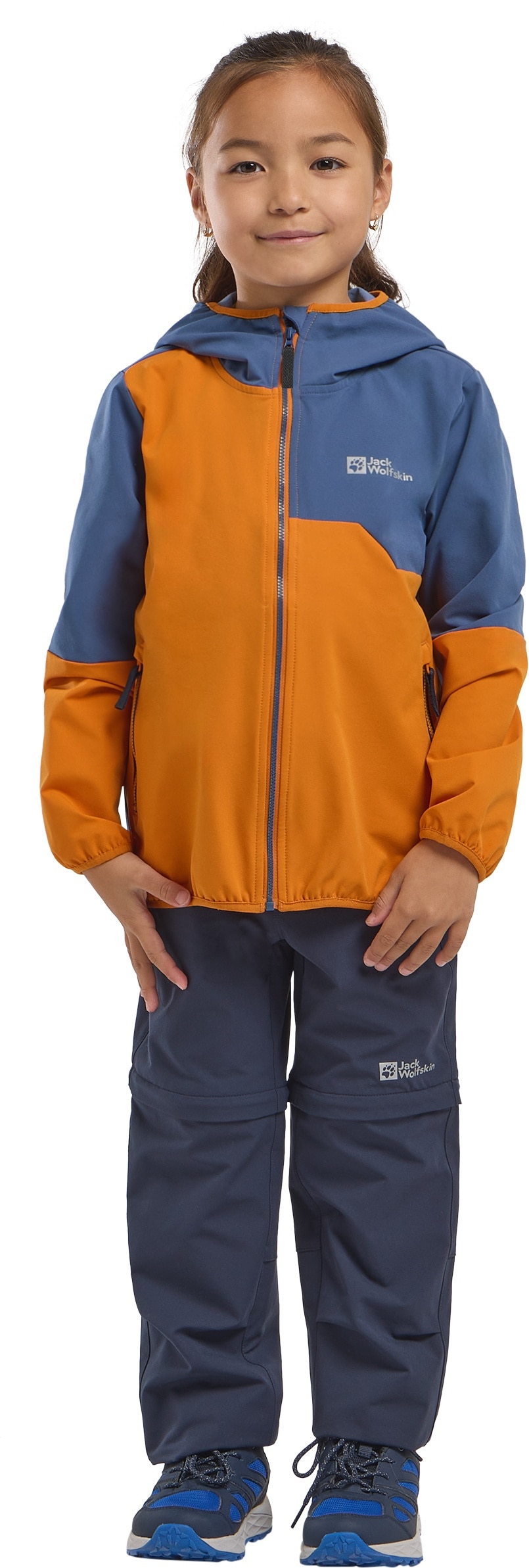 Jack Wolfskin Outdoorjacke »TURBULENCE HOODED JKT K« mit Kapuze
