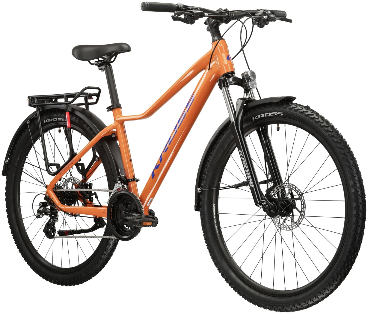 Kross Mountainbike »KROSS MTB Hardtail Lea 2.0 27,5" orange« 21 Gang Shimano ALTUS M310 Schaltwerk Kettenschaltung