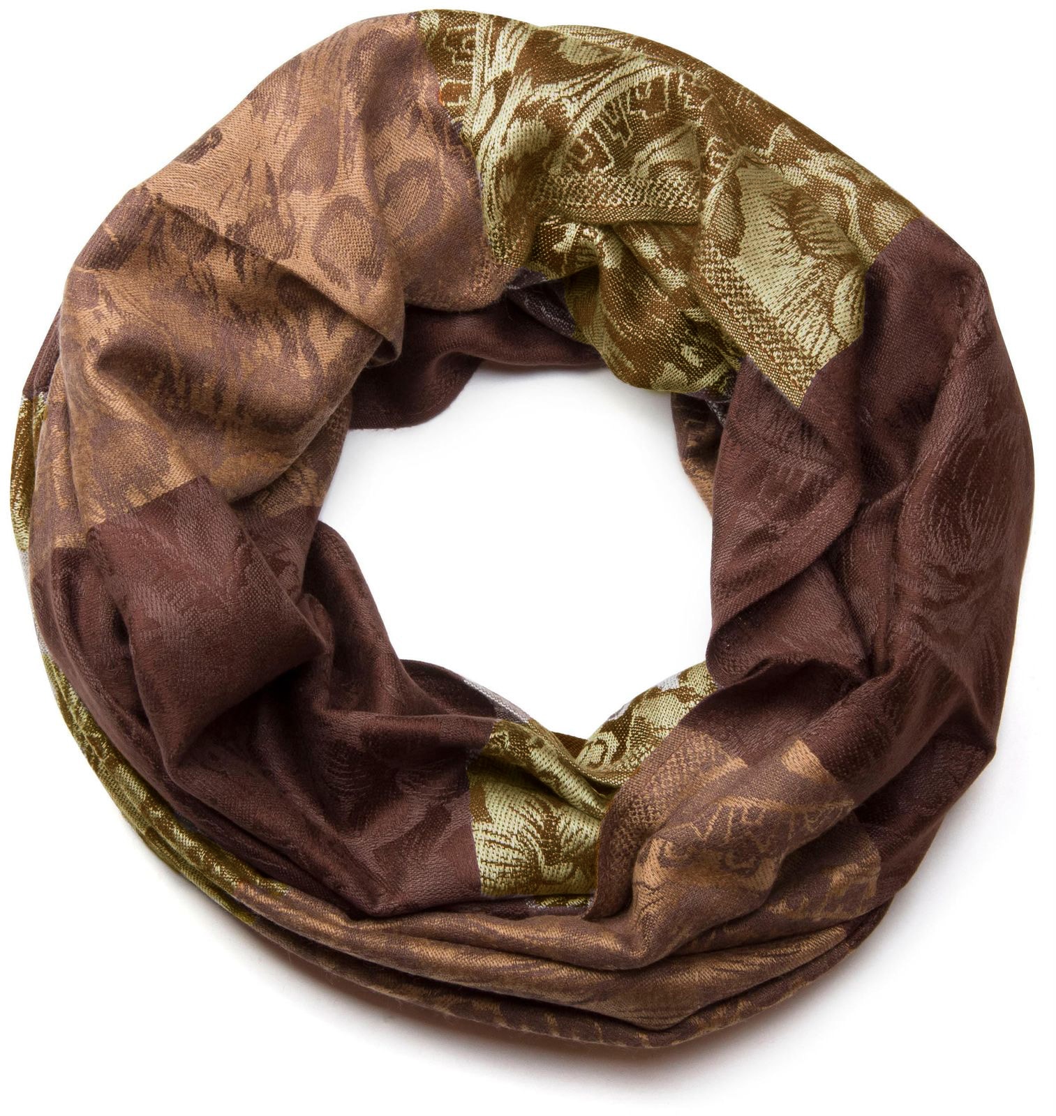styleBREAKER Loop »Loop mit Hibiskus Blüten und Paisley Muster« 1 Stk.