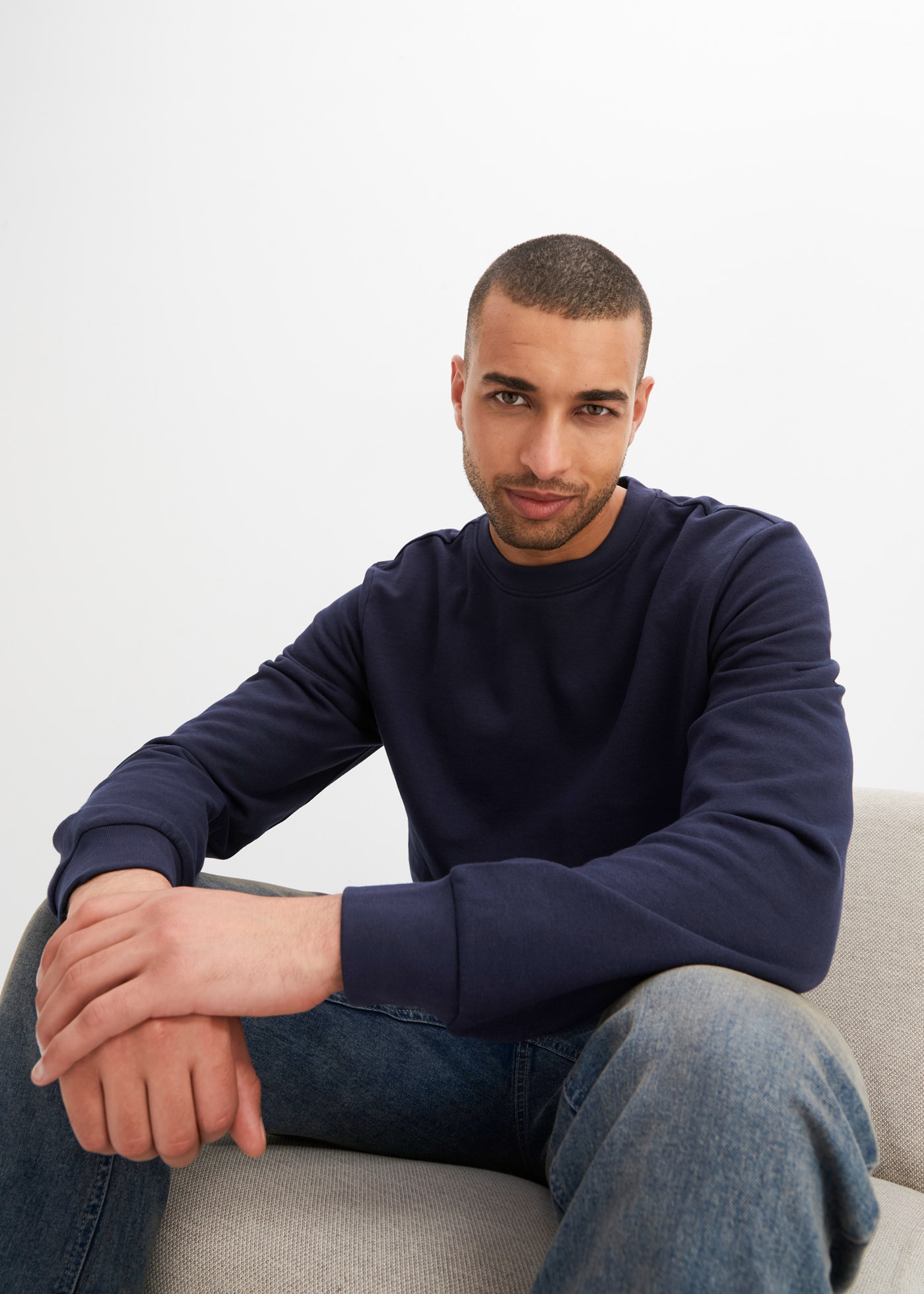 bonprix Sweatshirt »Sweatshirt«, mit Rundhalsauschnitt
