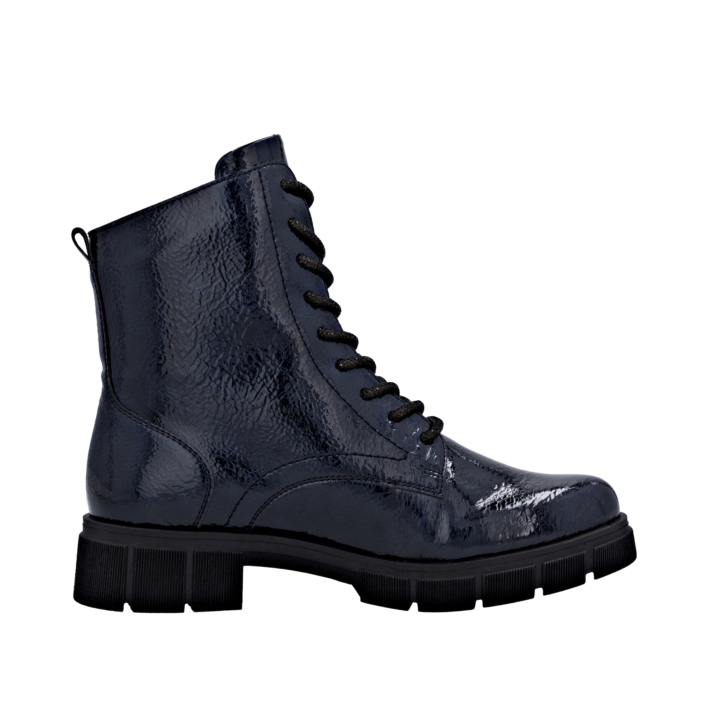 Remonte Schnürstiefelette  Schnürboots, Stiefelette, Profilsohle, mit Glitzer-Schnürsenkel