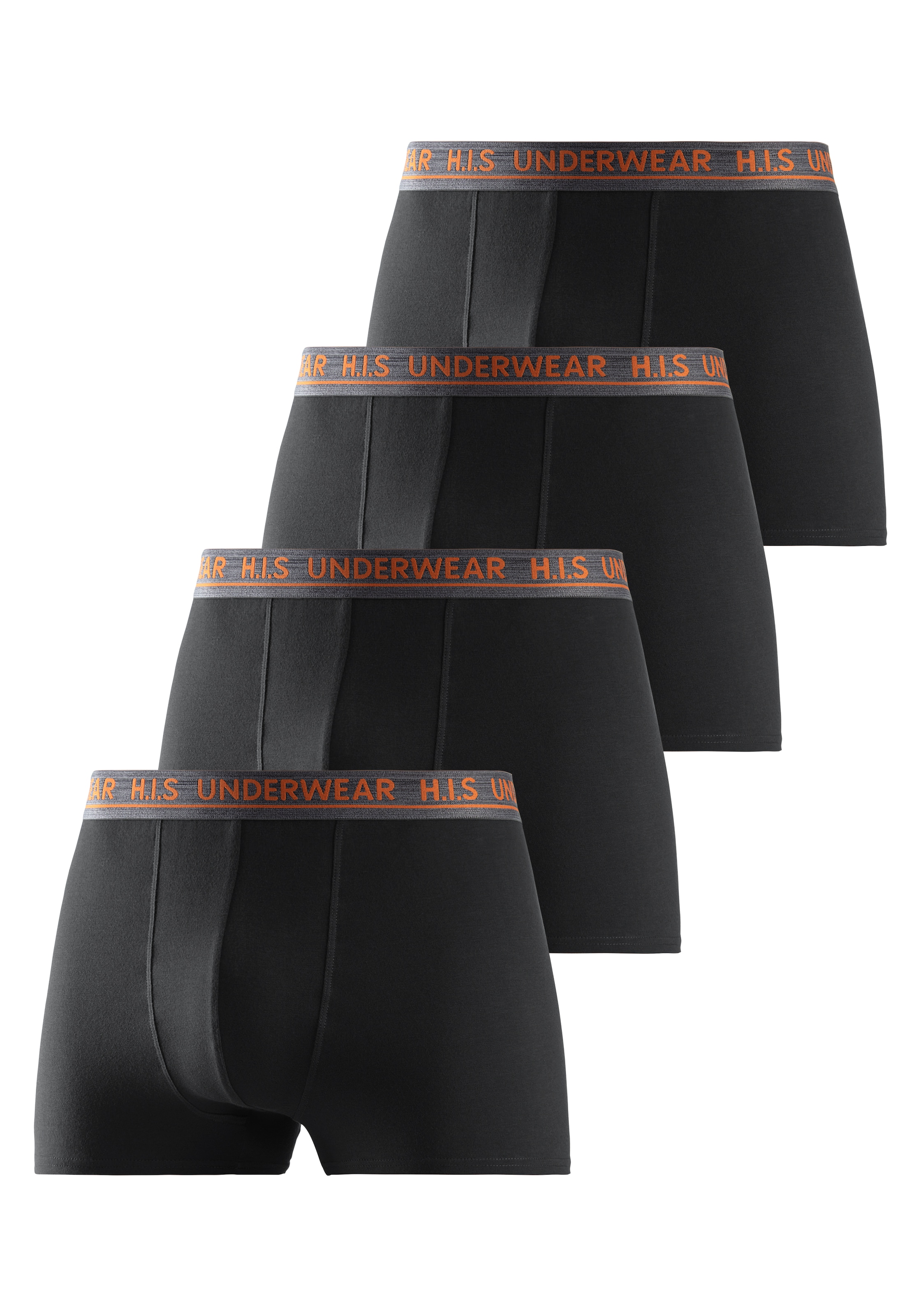 H.I.S Boxer »Boxershorts für Herren«, (Packung, 4 St.), mit bequemem Stretchbündchen