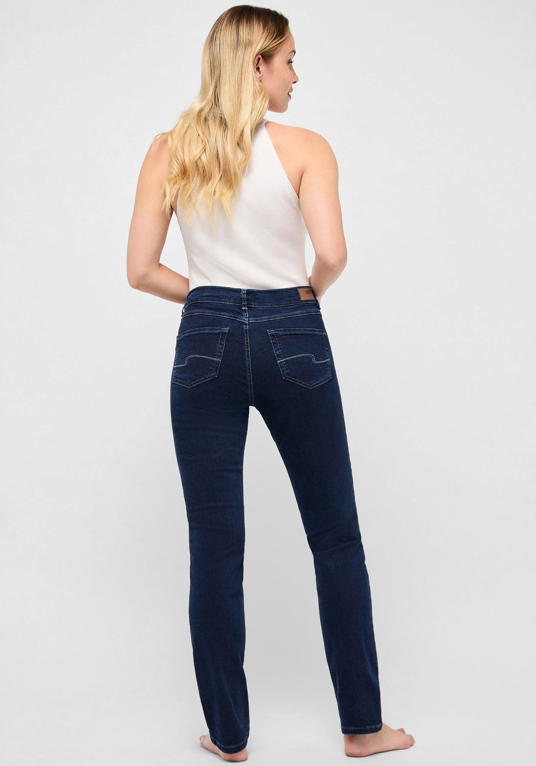 ANGELS 5-Pocket-Jeans »CICI«, aus sportivem Denim