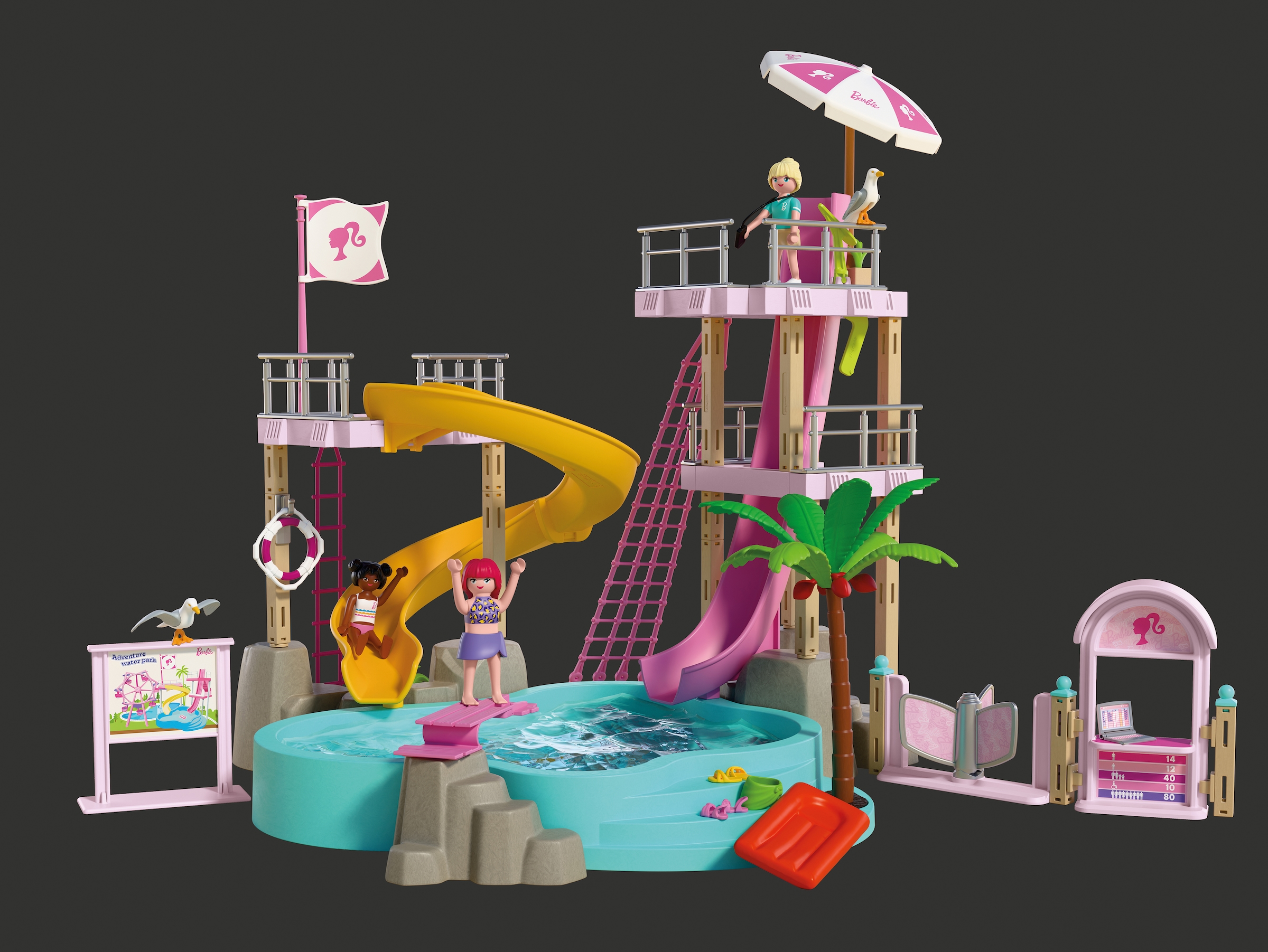 Playmobil® Konstruktions-Spielset »PLAYMOBIL x Barbie™ Wasserpark (72120), Barbie™« Made in Europe