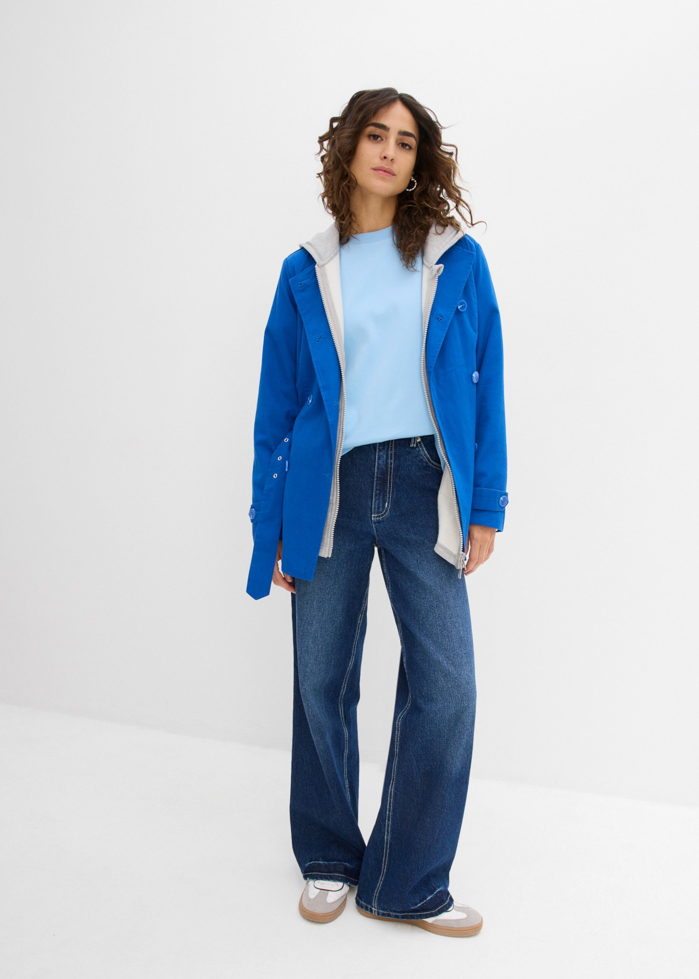 bonprix Oversize-Shirt mit Oversize-Schnitt, aus schwerer Baumwolle, in Größen bis XXL