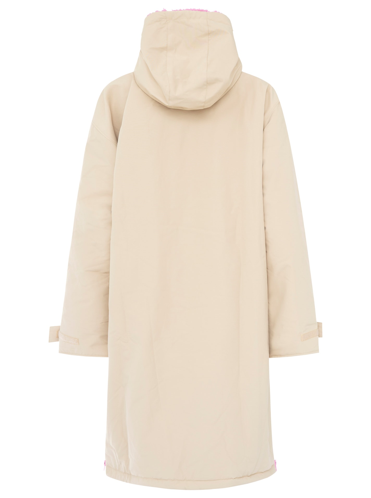 Zwillingsherz Kurzmantel »"Oversize Windjacke ZH"« seitliche Taschen, Kapuze, Reißverschluss, Teddy Futter, Oversized