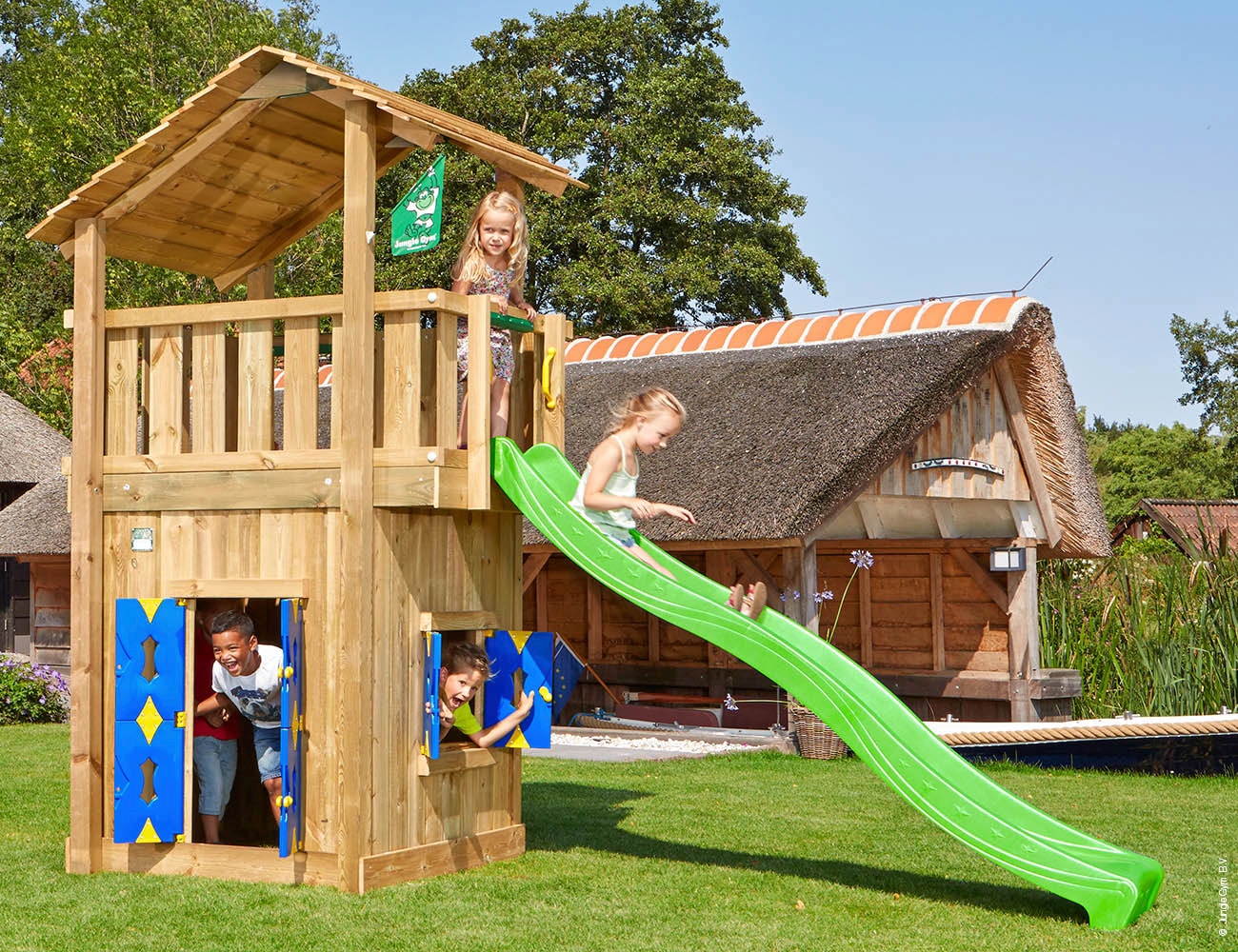 Jungle Gym Spielturm »Jungle Shelter Playhouse«, BxTxH: 176x378x290 cm kaufen