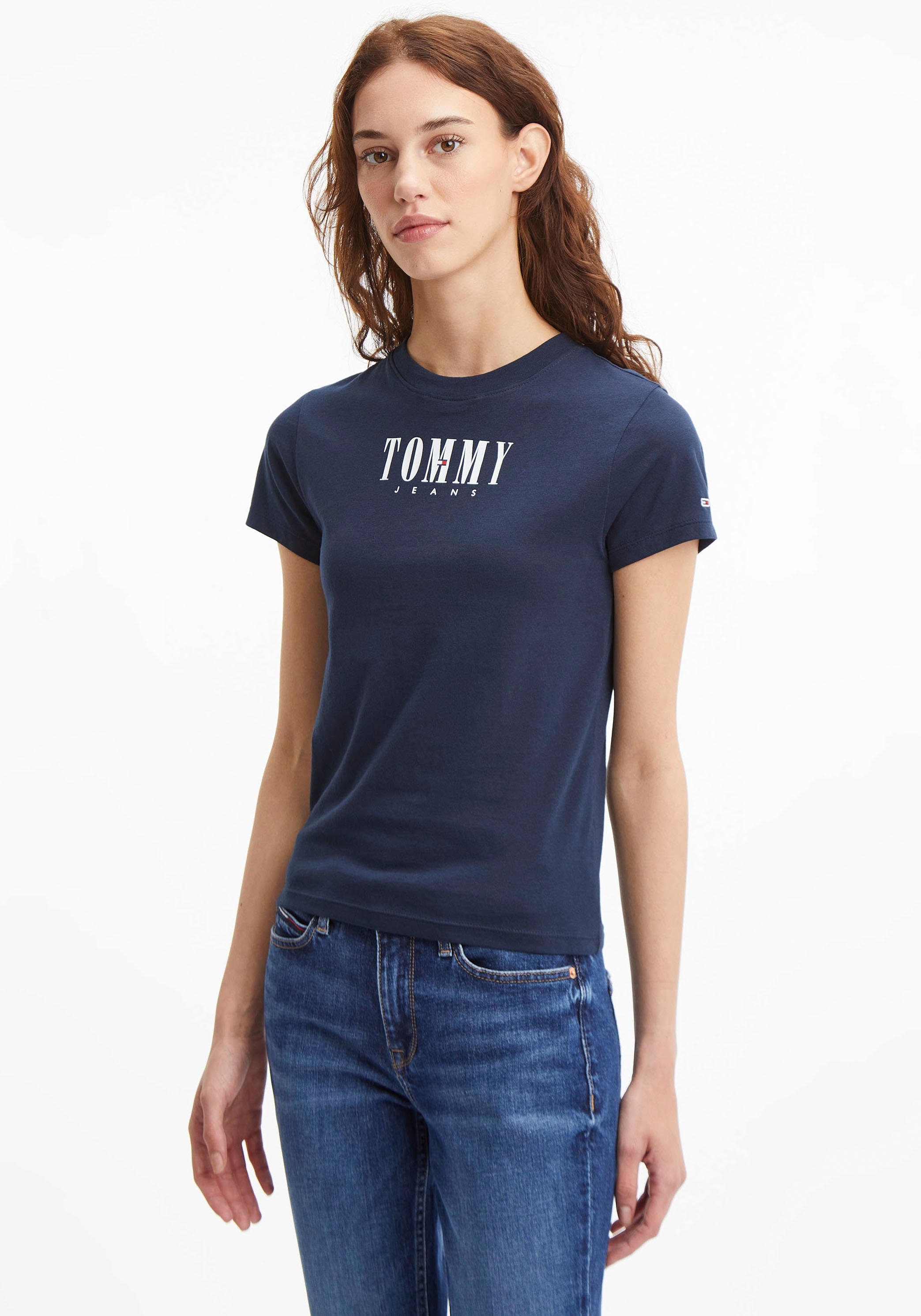Tommy Jeans Kurzarmshirt »TJW BABY ESSENTIAL LOGO 2 SS«, mit Tommy Jeans  Logo-Schriftzug bei OTTOversand