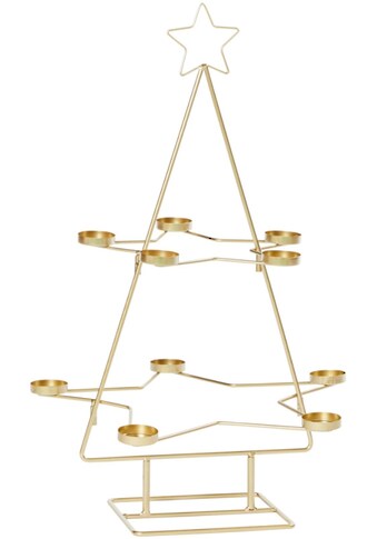 Schneider Teelichthalter »Weihnachtsbaum«, 10-flammig, Höhe 68 cm kaufen