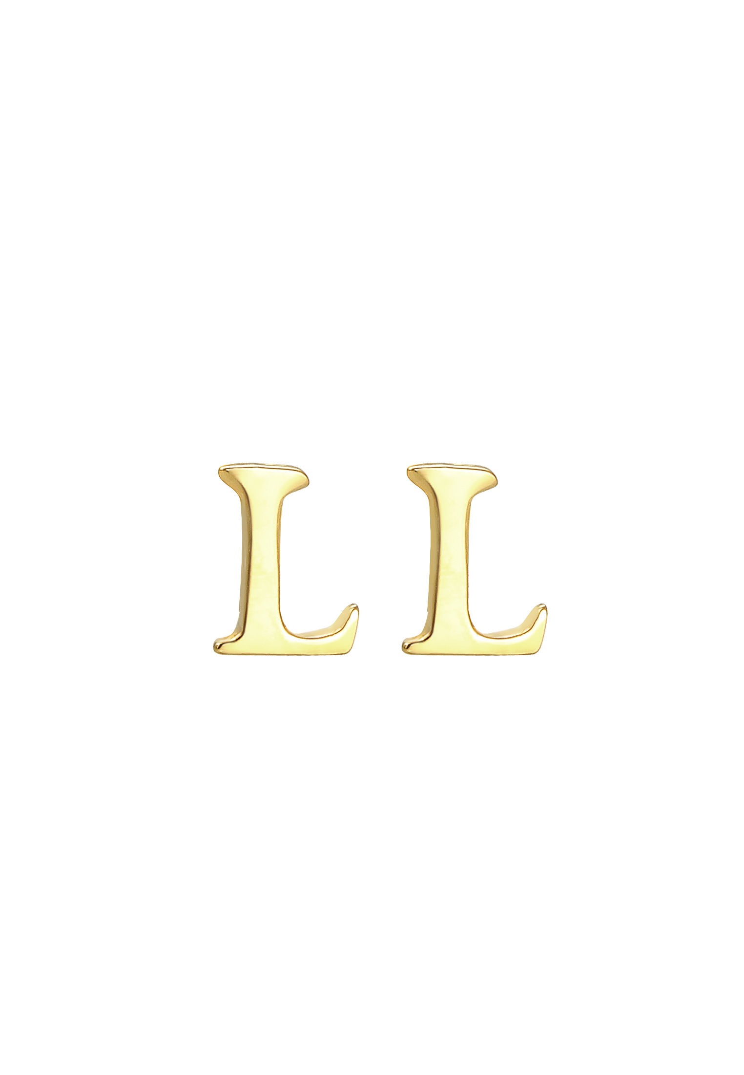 Elli Paar Ohrstecker »Ohrringe Ohrstecker Buchstabe L Initialen 925 Sterling Silber«