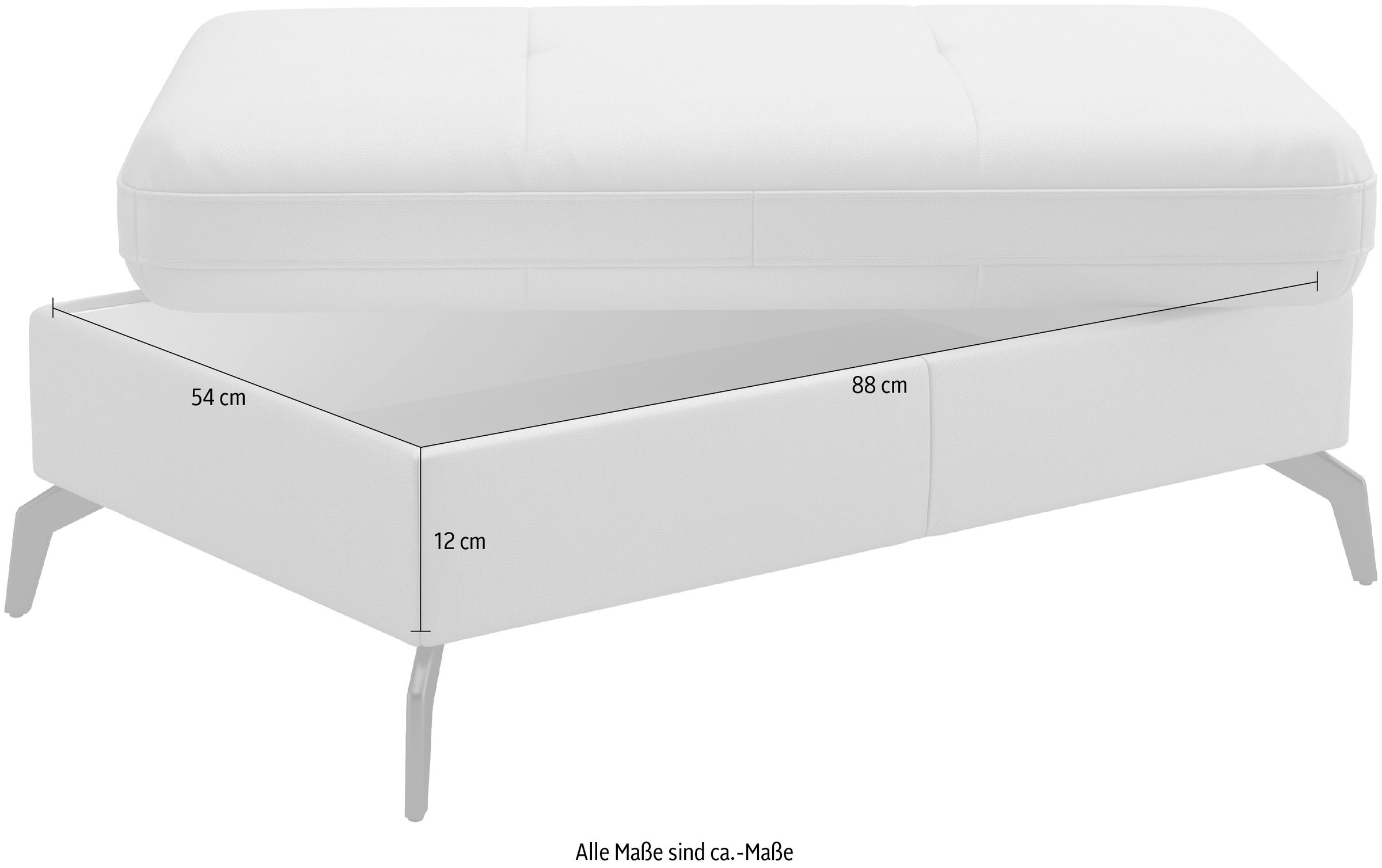 sit&more Polsterhocker »Morris« mit praktischen Stauraum