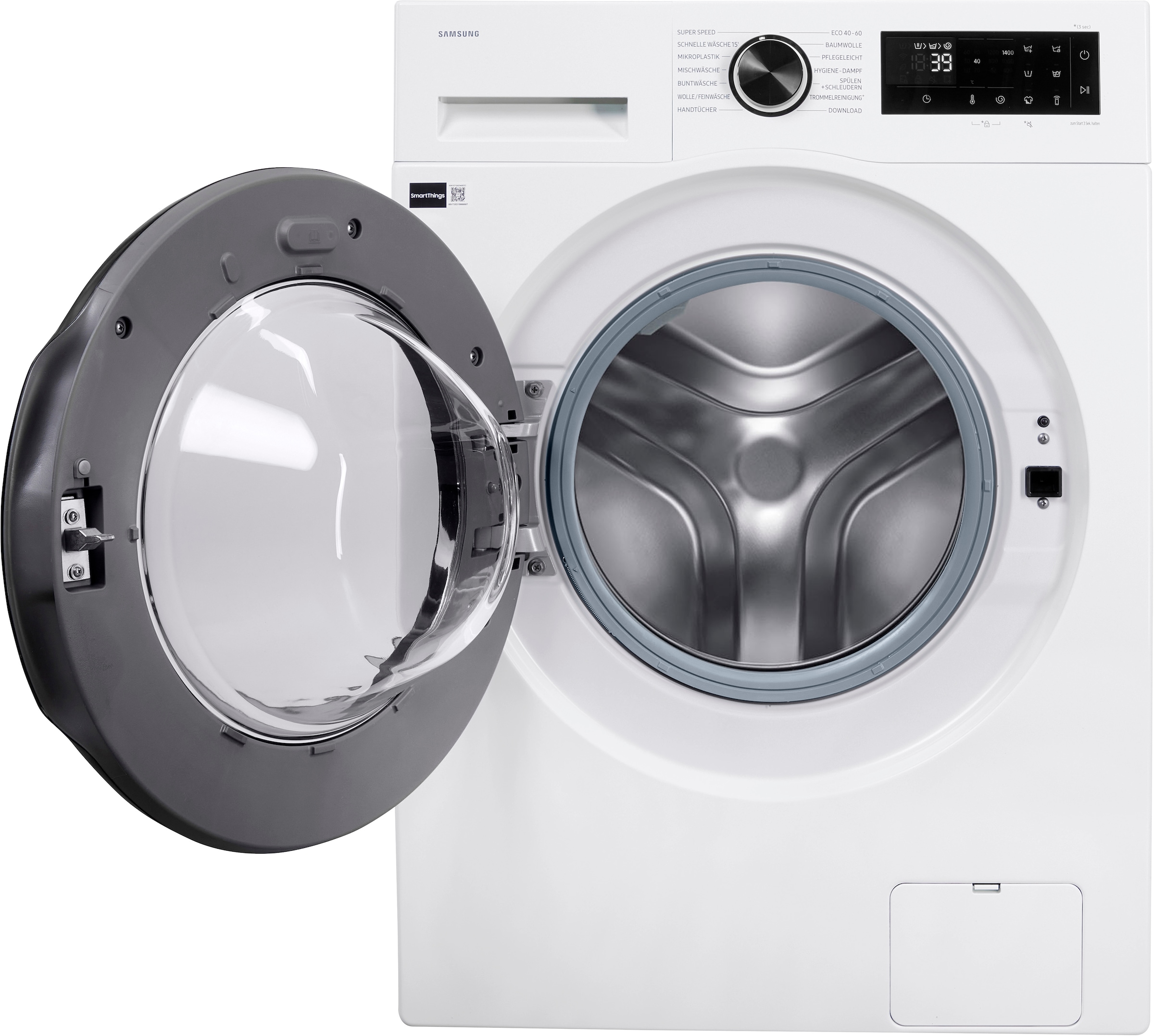 Samsung Waschmaschine WW5000F »WW1EFG5U34AEEG« 10 kg 1350 U/min AI Ecobubbleᵀᴹ - Effizient und schonend waschen