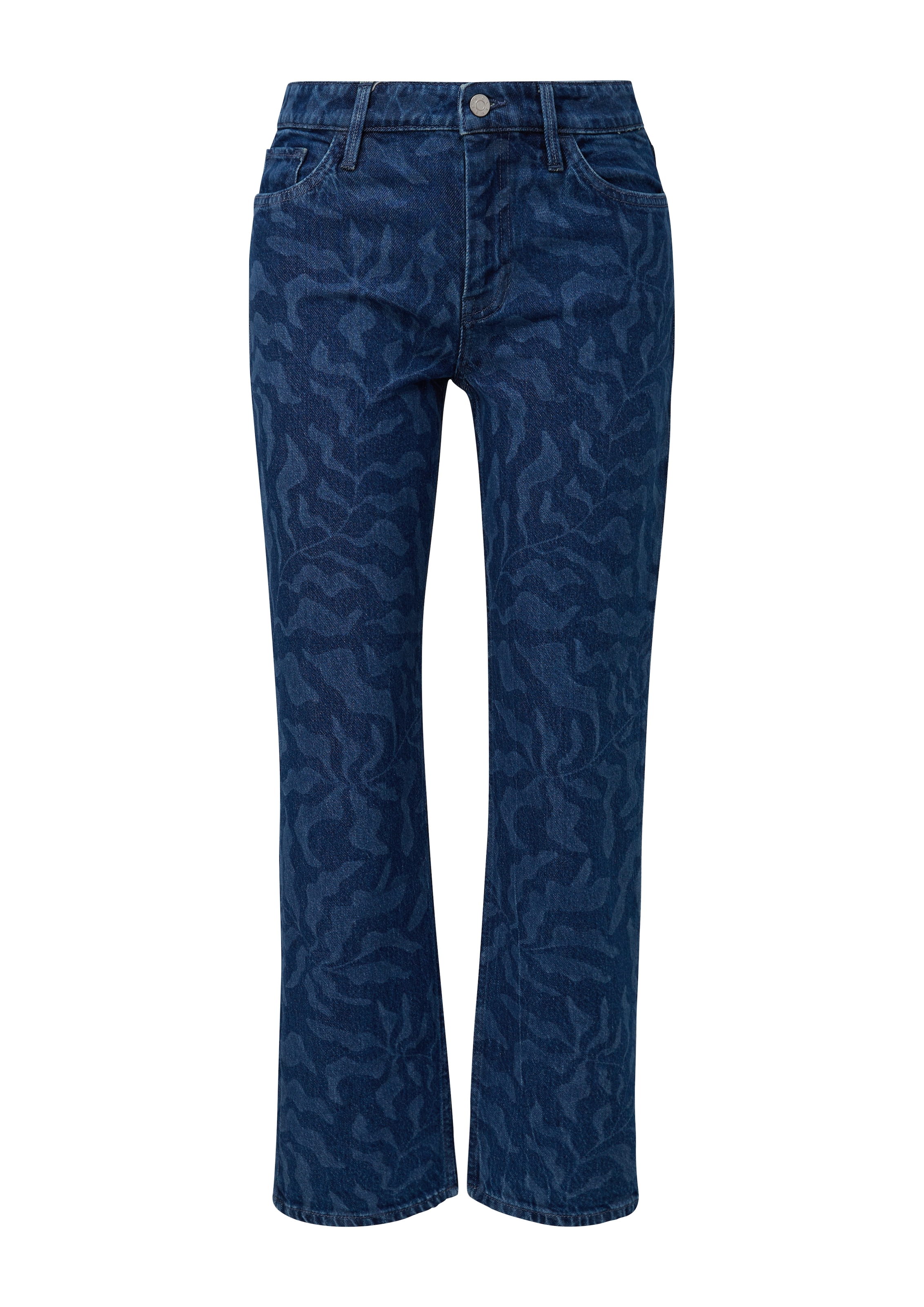 s.Oliver 5-Pocket-Jeans »Karolin«, mit floralem Muster