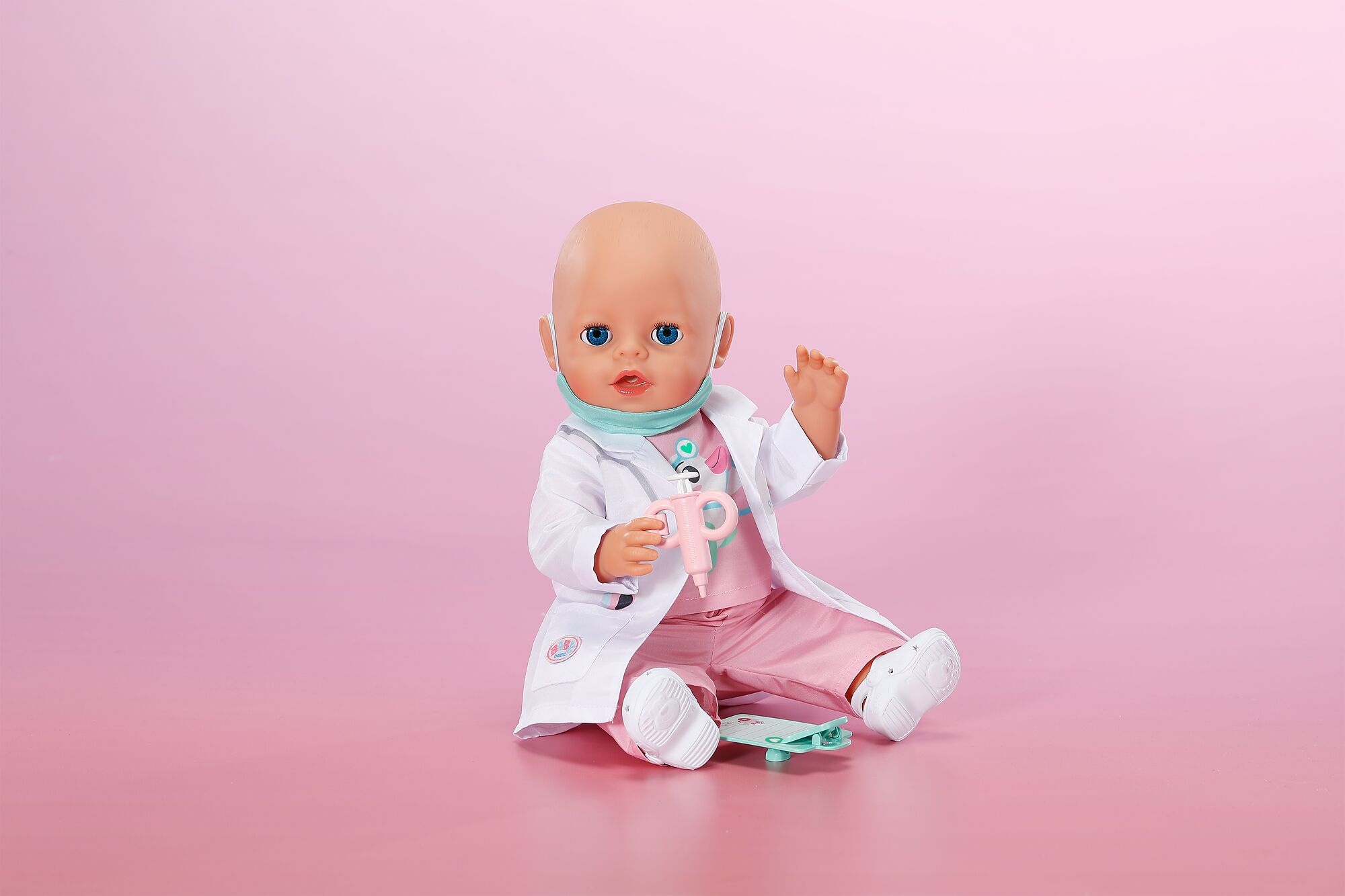 Baby Born Puppenkleidung »Doktor-Outfit 43 cm« passend für Click & Play BABY born Puppen Größe 43 cm