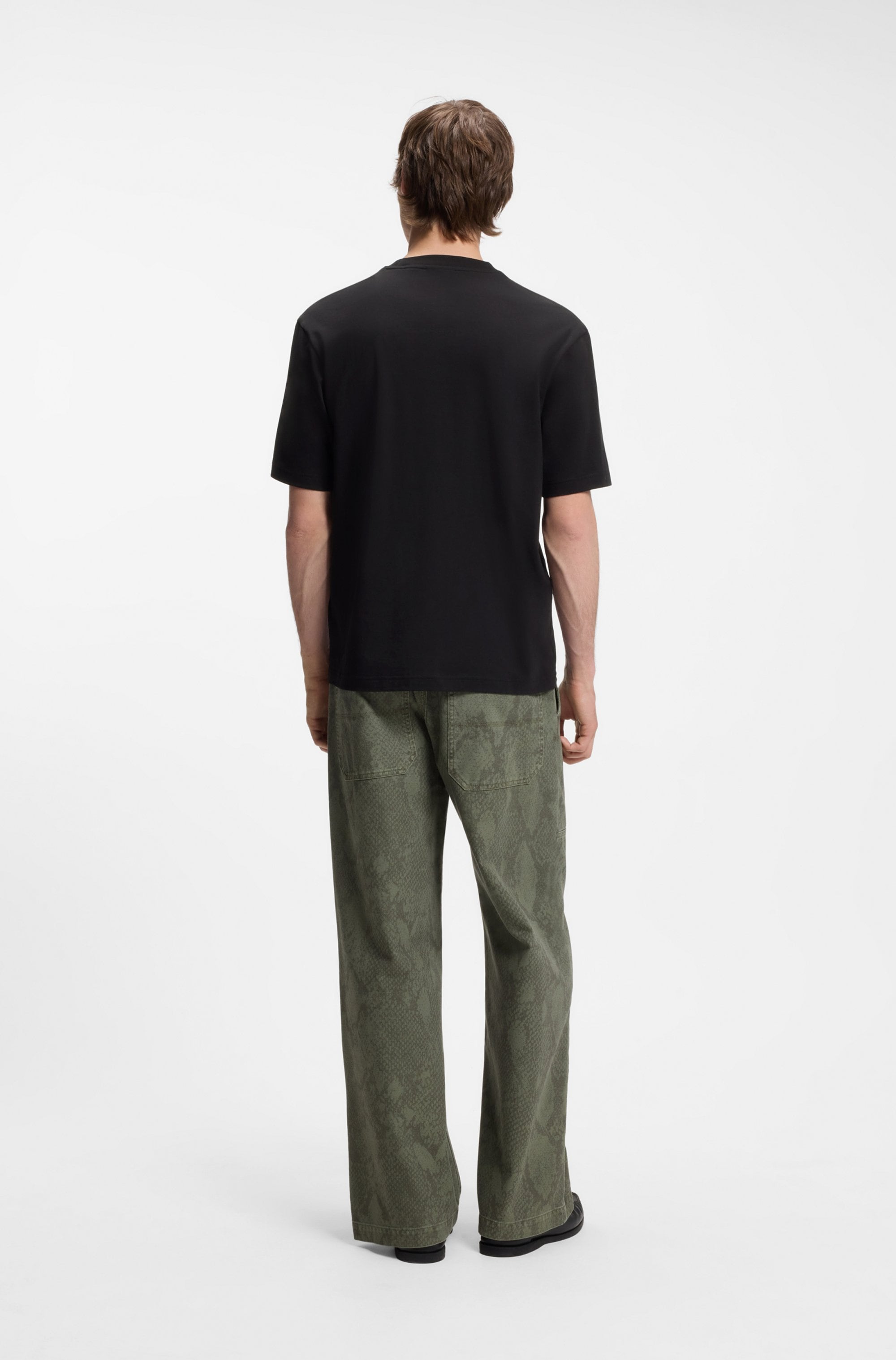 HUGO T-Shirt »Nerpient« Rundhalsausschnitt, Regular Fit, Logo-Druck