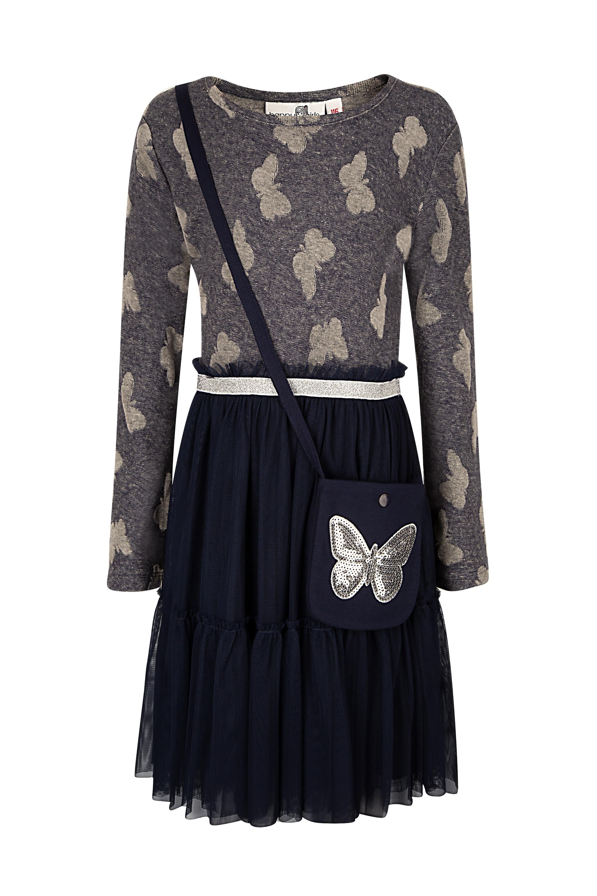 Happy Girls Mädchen Sommerkleid »dress« in blau, Größe 122